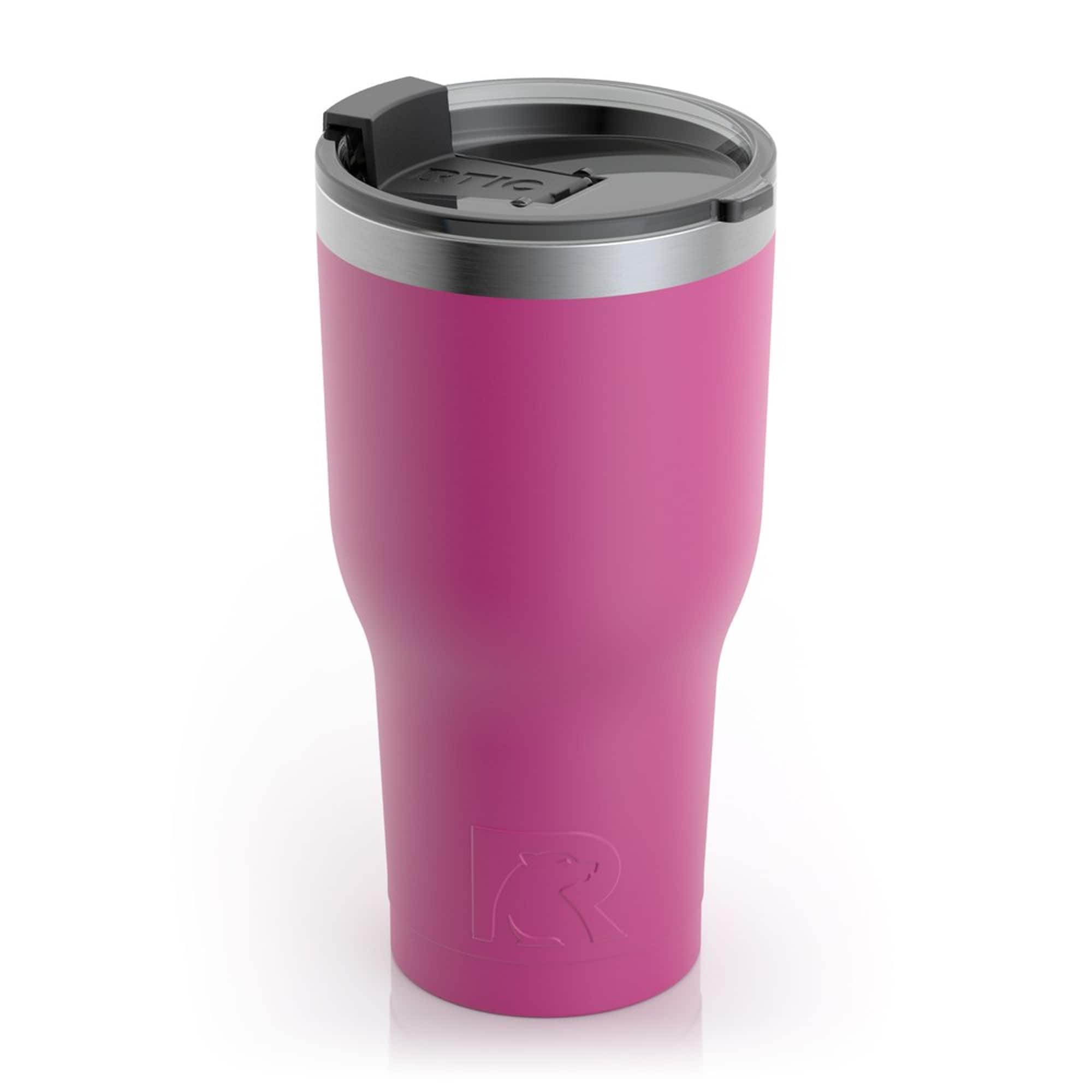 RTIC Outdoors 18076 30-fl oz -fl oz Stainless steel Insulated Tumbler - Very Berry