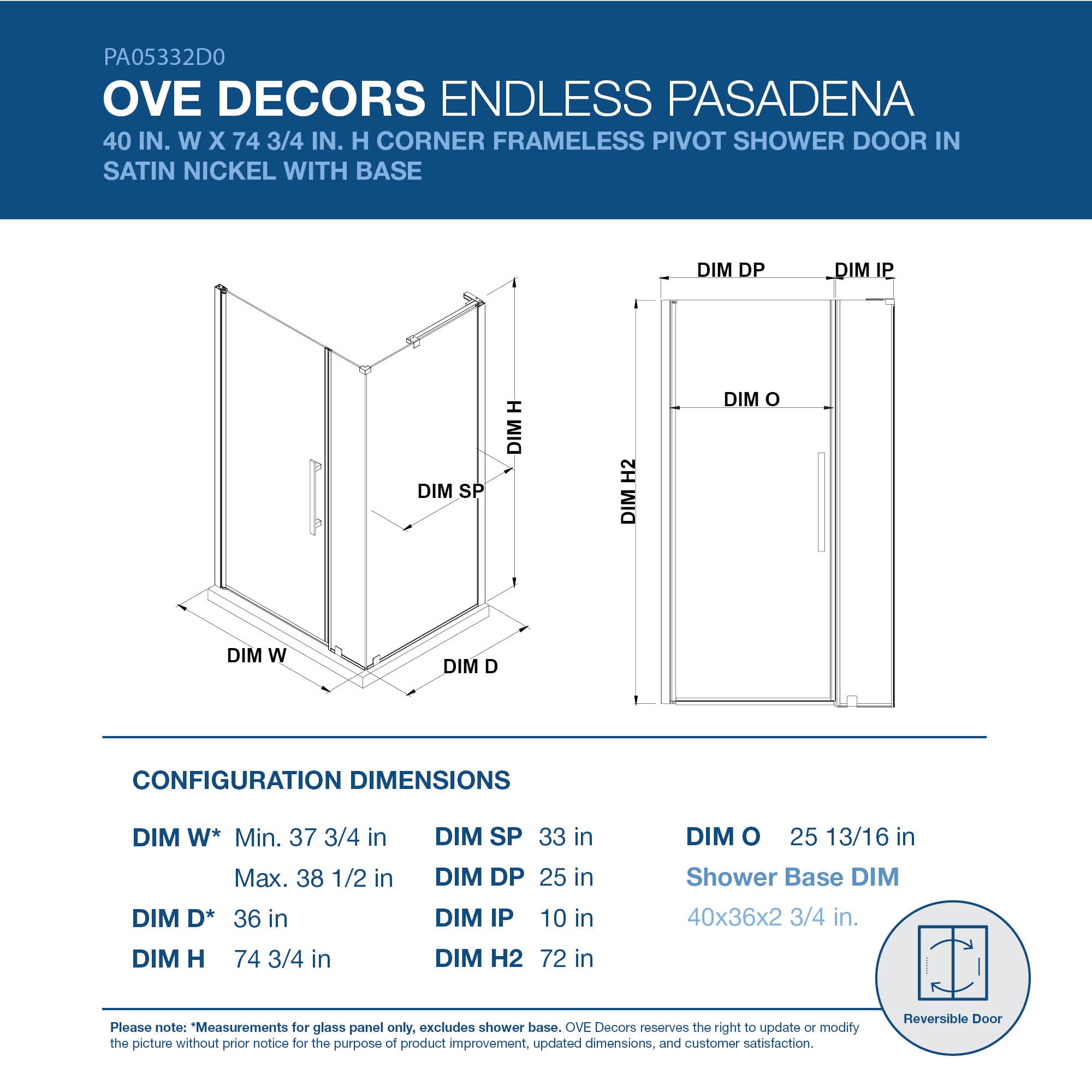 OVE Decors 828796063258 Alcove-Shower-Kit - View #2
