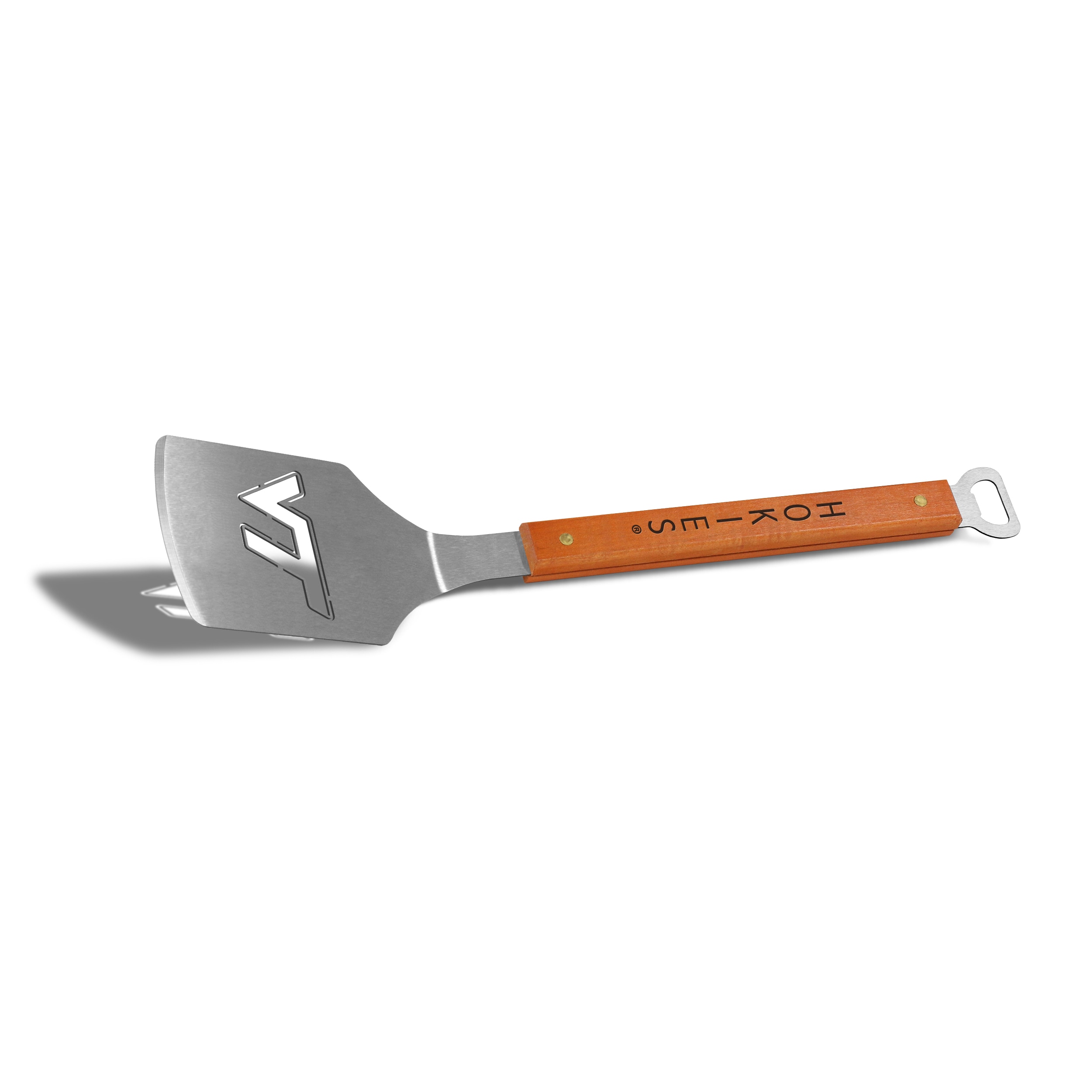 Virginia Tech Hokies - Hardwood BBQ Grill Scraper with Bottle Opener