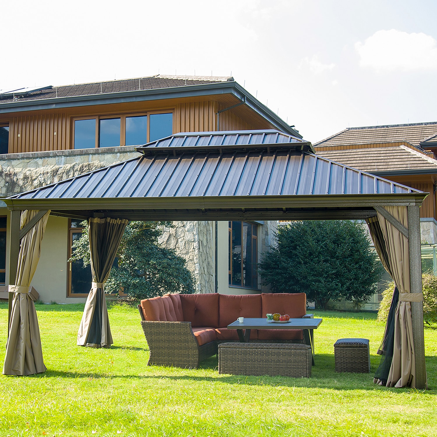 BANSA ROSE Gazebos, Pergolas & Canopies At Lowes.com