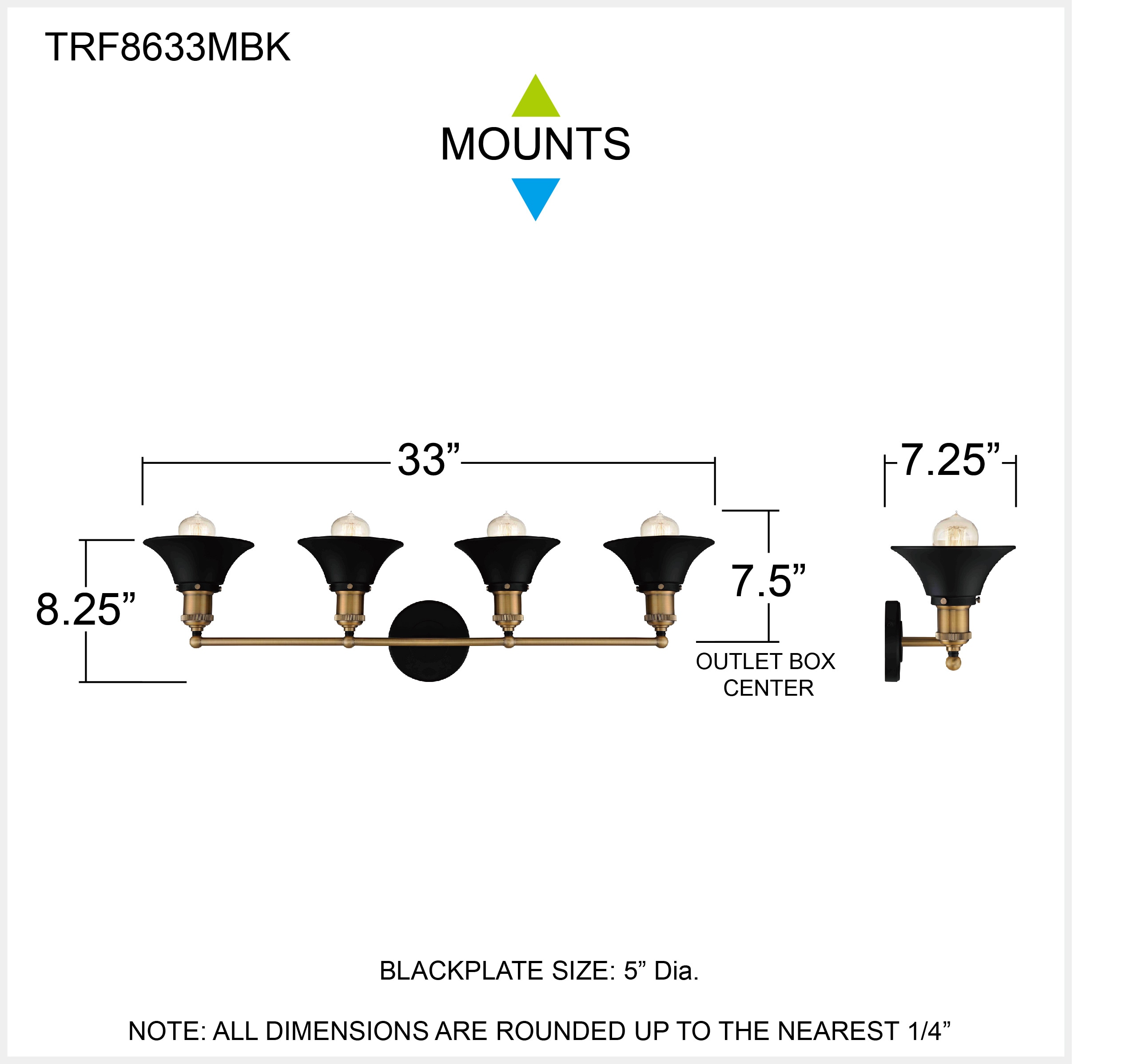 Quoizel TRF8633MBK b089995 - View #9