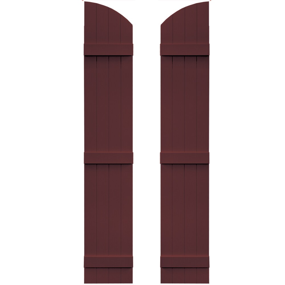 Vantage V5931481167 13.875-in W x 81-in H Cranberry Exterior Shutters