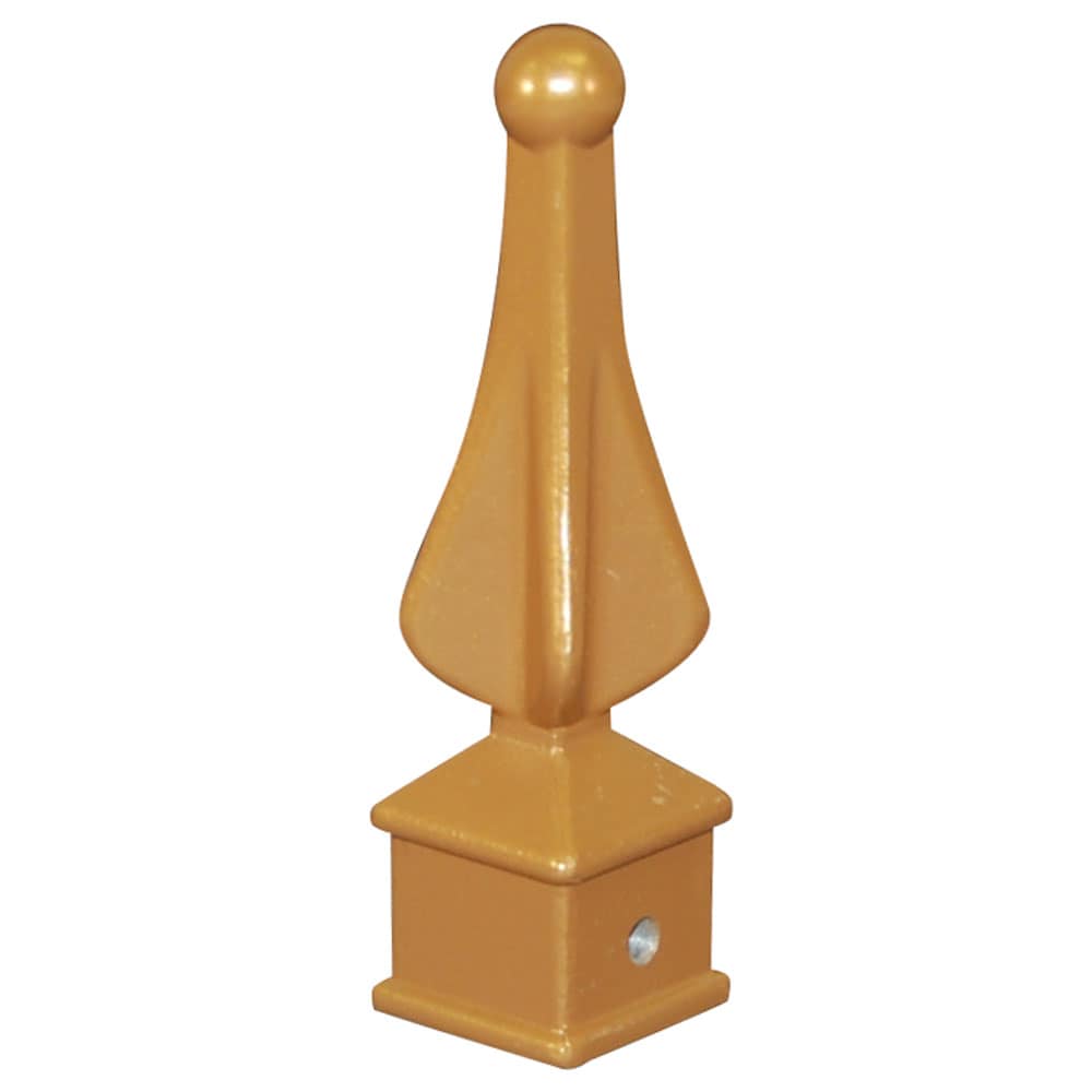 Freedom 73012676 Standard 4.25-in Gold Metal Finial For Metal fence