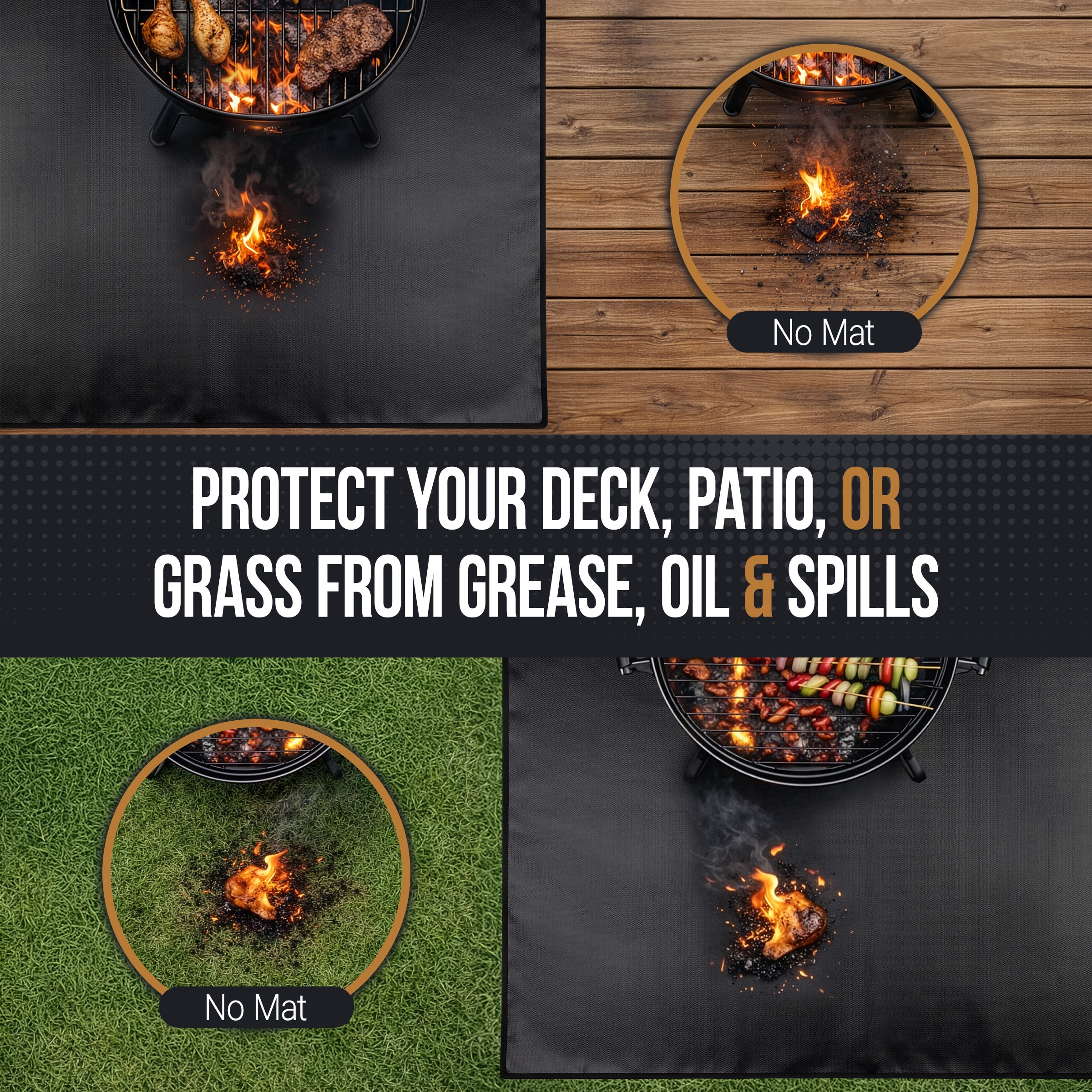 Home-Complete 50-MAT4060 Grill-Mats - View #2