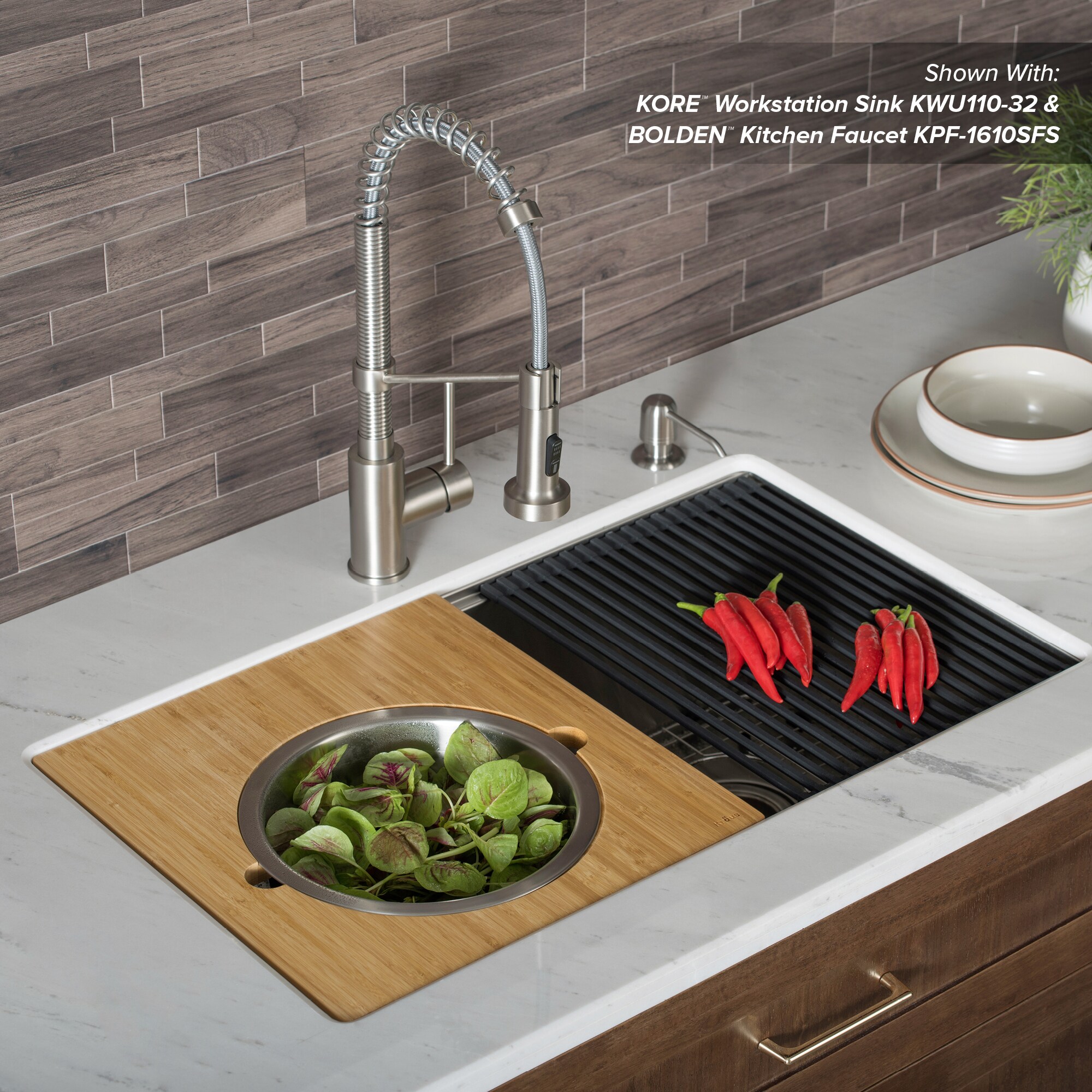 Kraus 2-Piece Kitchen Sink Accessory Kit
