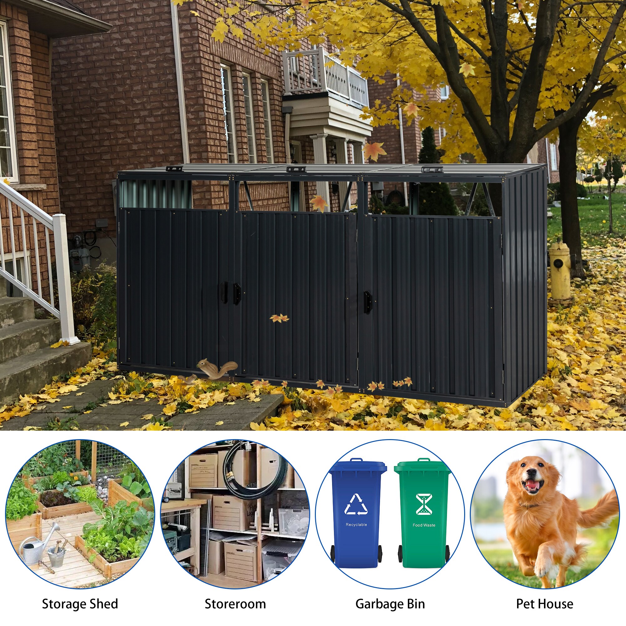 Mondawe MD-WWC20221 Metal-Storage-Buildings-Sheds - View #4