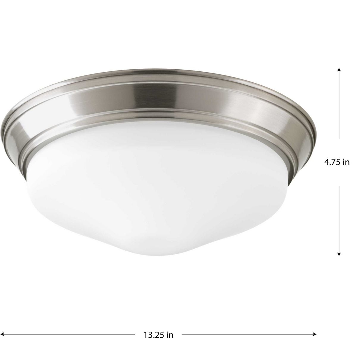 Brushed Nickel 13.25" LED Flush Mount Ceiling Light