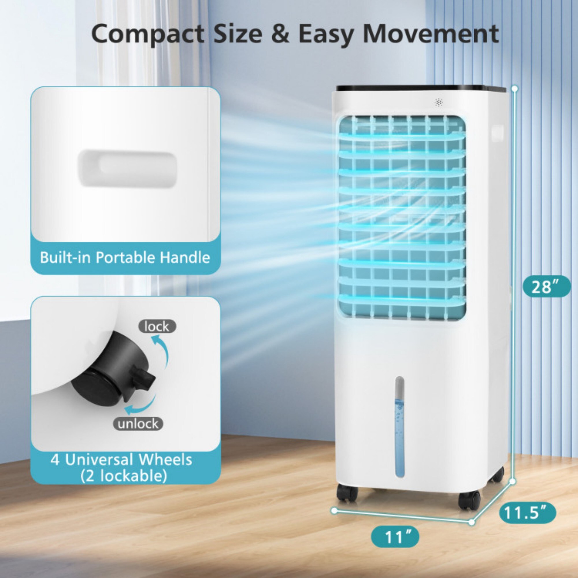 LUCKY ONE LO-ES10012USWH Portable-Air-Conditioners - View #8