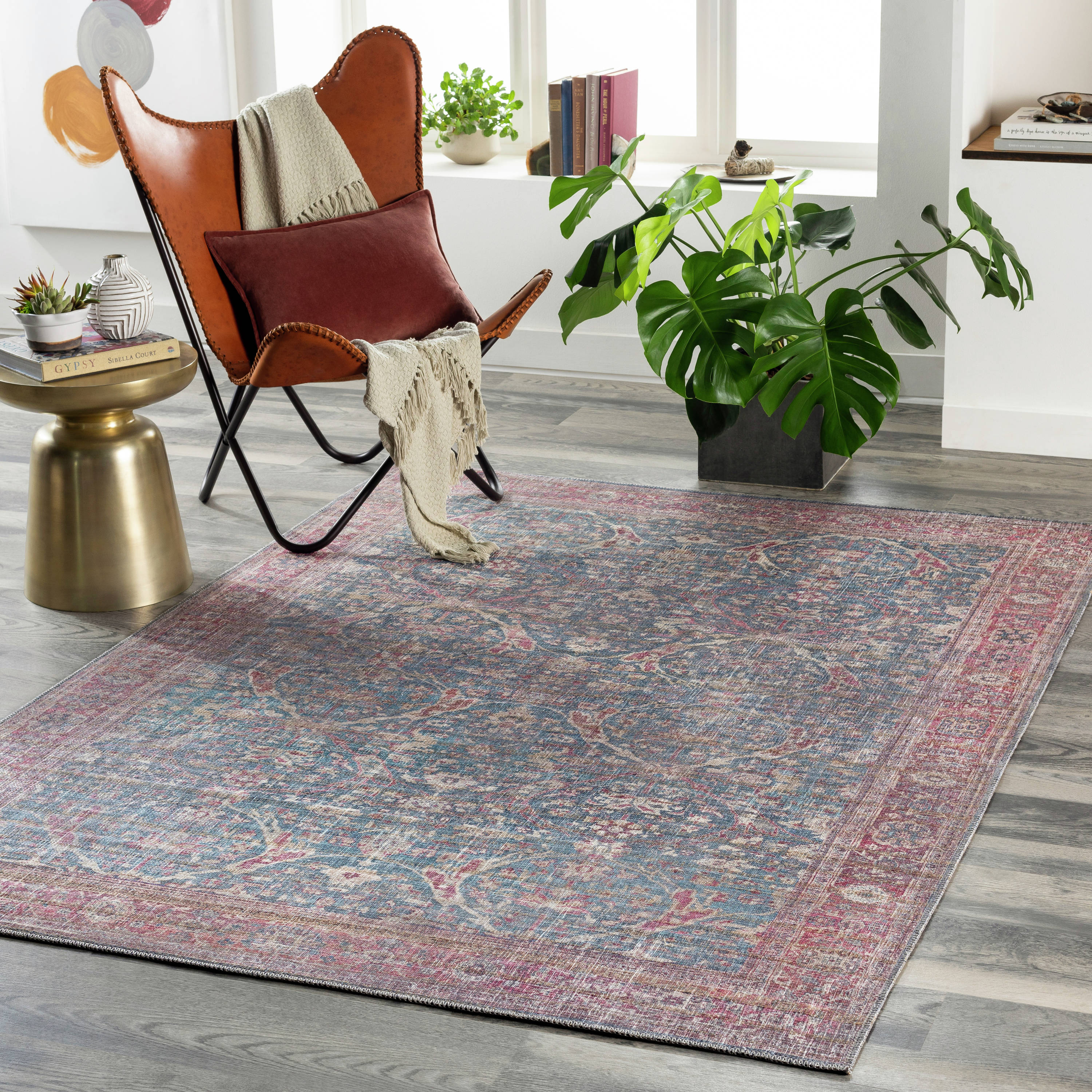 at Home Stella 30 x 48 Brown Accent Rug