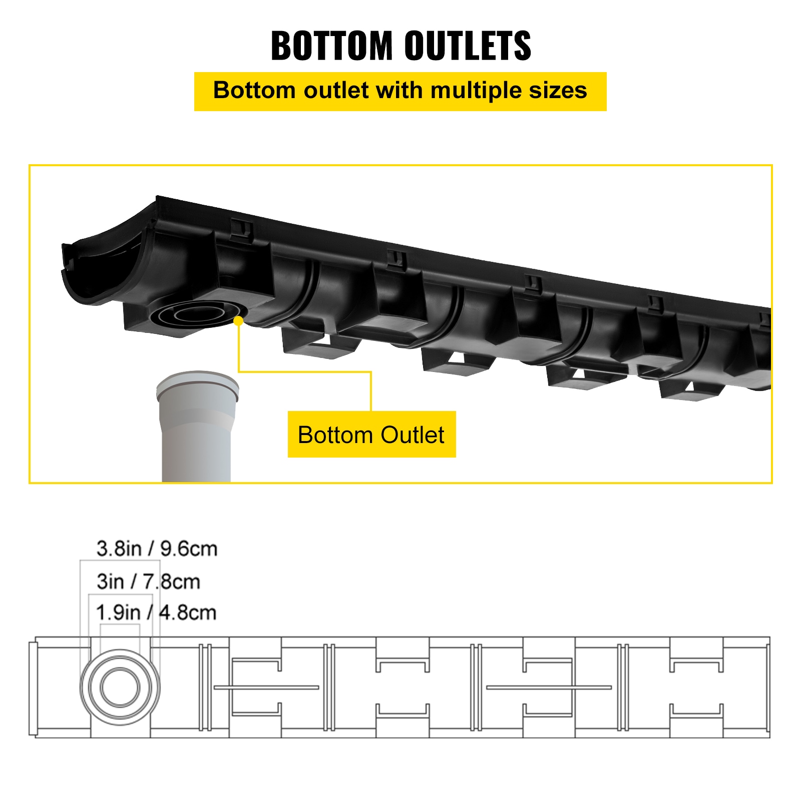VEVOR PSLGM100455688EU5V0 Outdoor-Drainage - View #6