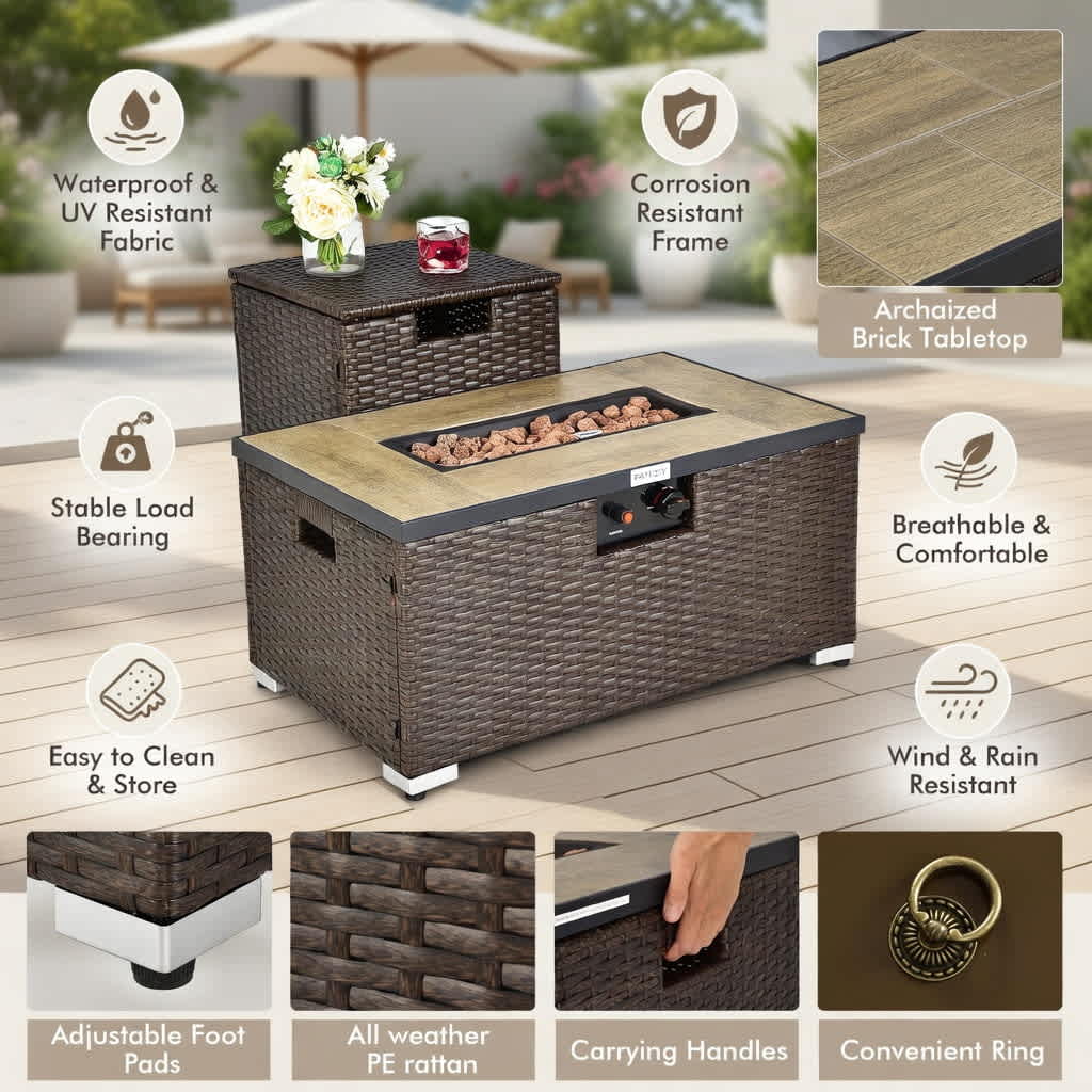 Choco Moon 5357740124097 Patio-Conversation-Sets - View #3