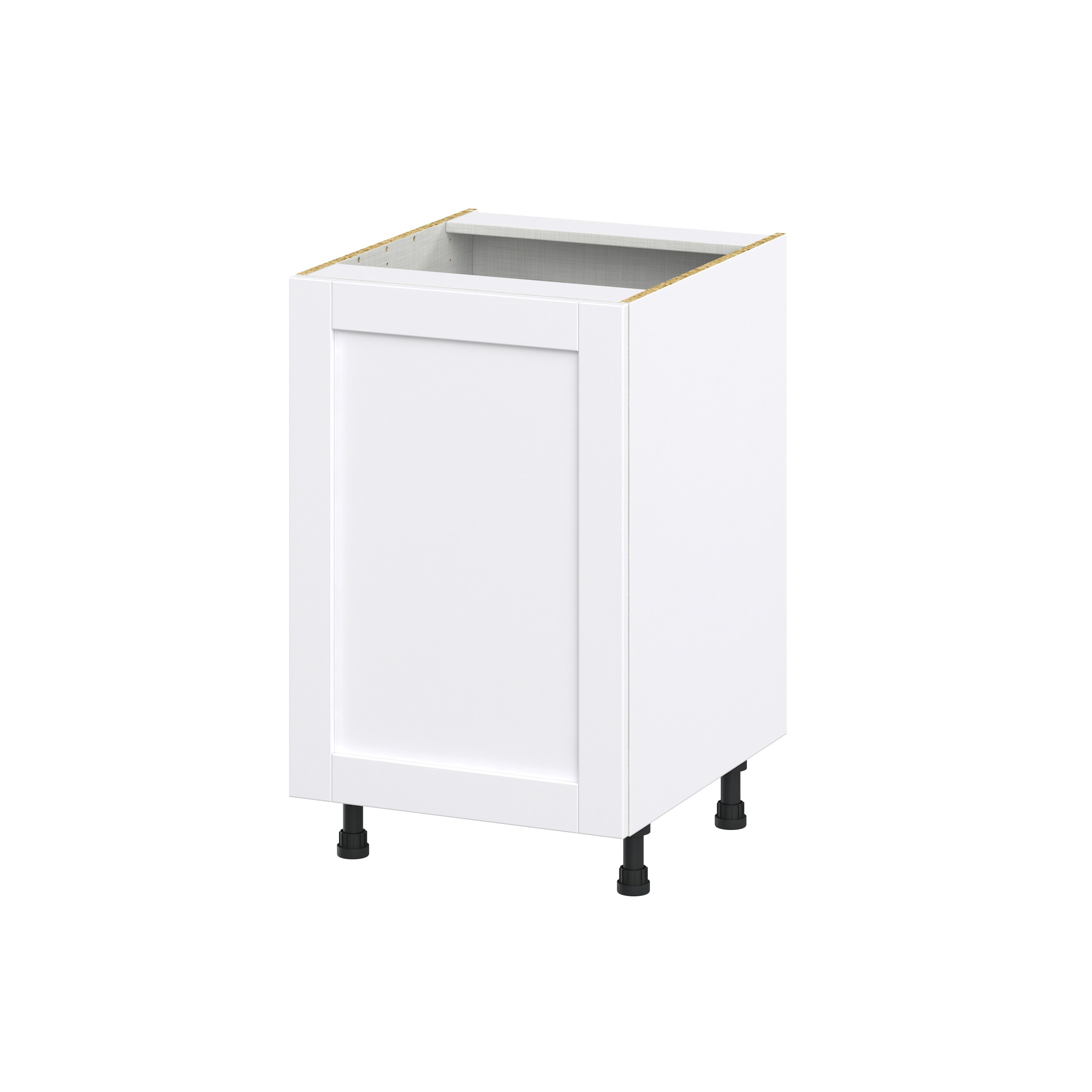 Hugo&Borg Rosemont 21-in W x 34.5-in H x 24-in D Glacier White 3-Drawer Base Fully Assembled Cabinet (Recessed Panel Style)