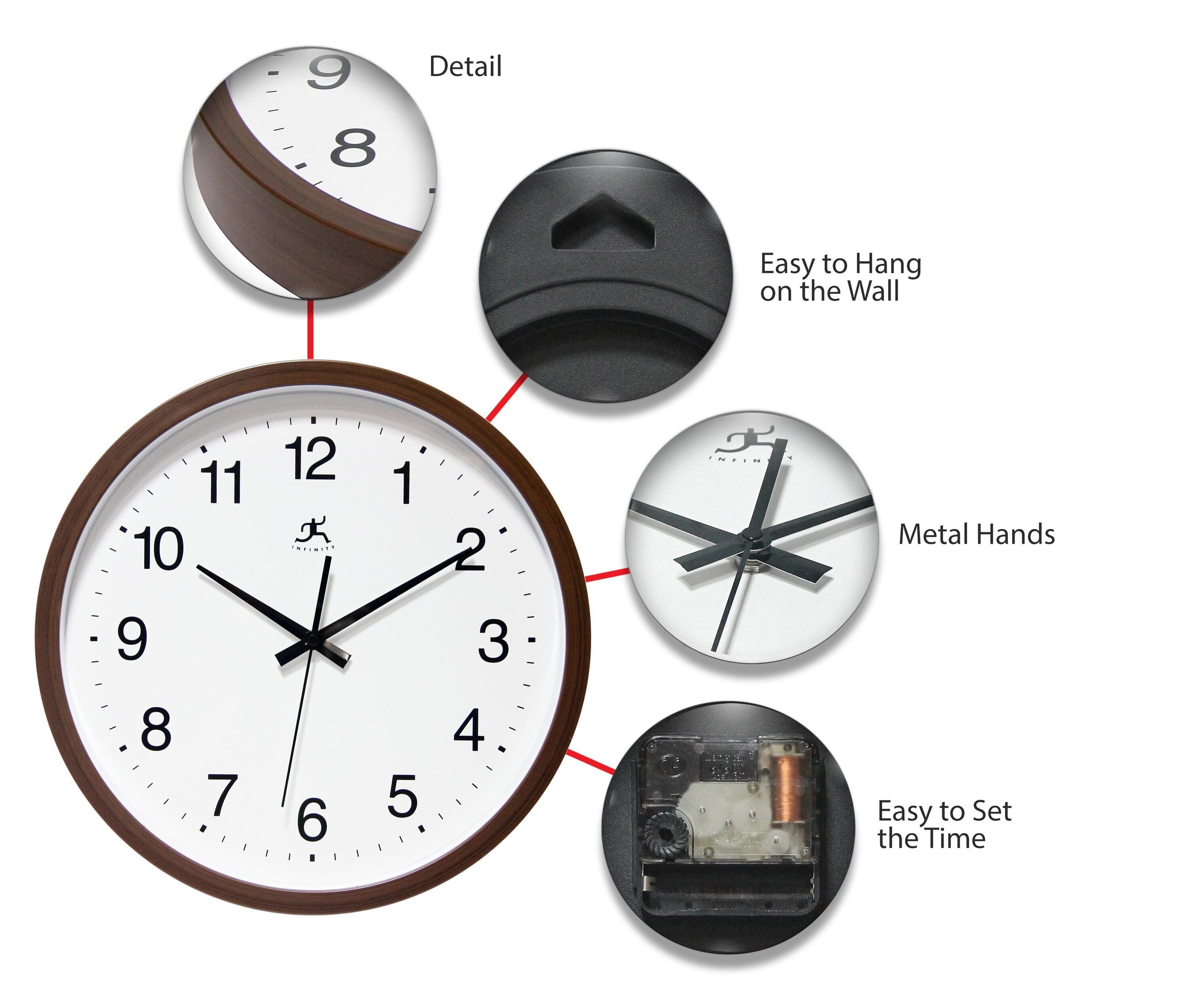 Infinity Instruments 14957WL-4099 Indoor-Outdoor-Clocks - View #4