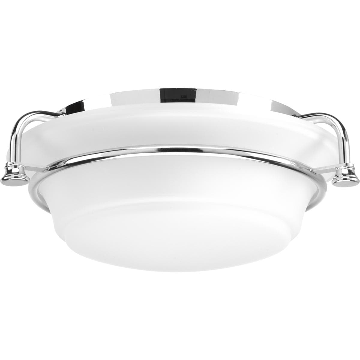 Progress Lighting P350103-015 Tinsley 2-Light 16.5-in Polished Chrome  Flush Mount Light