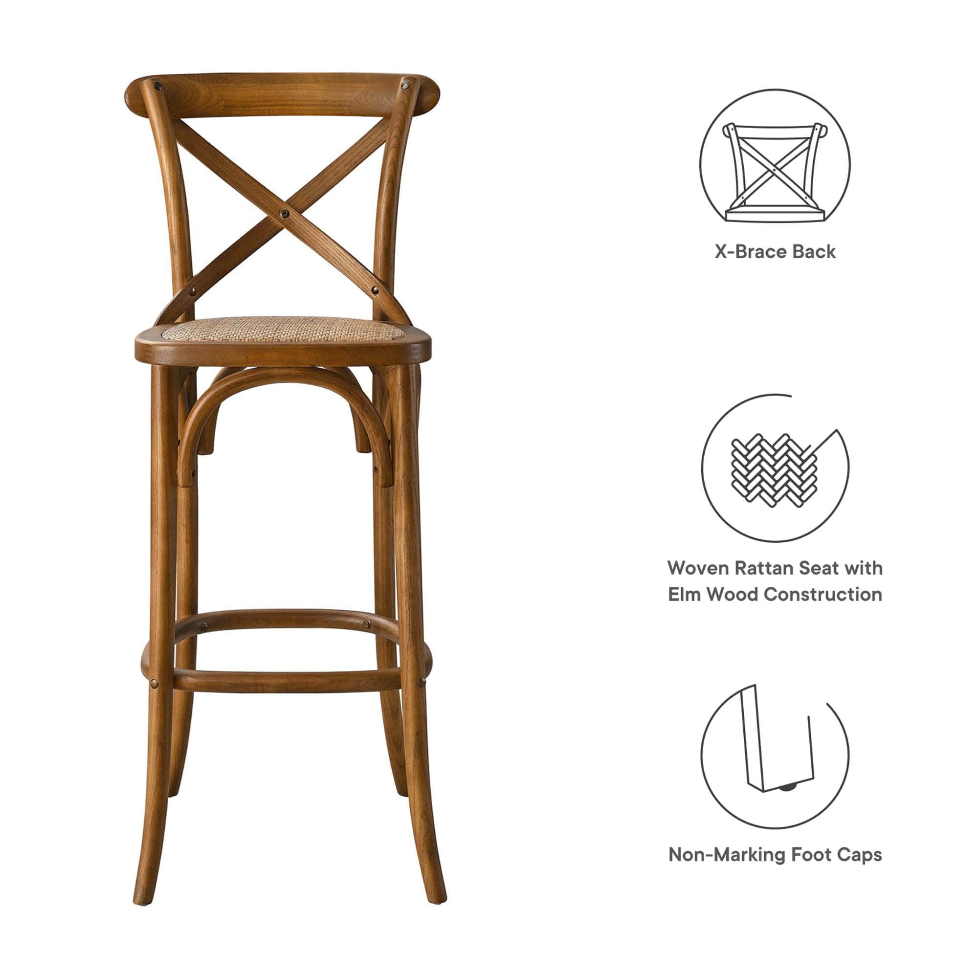 Modway EEI-5668-WAL stools - View #2