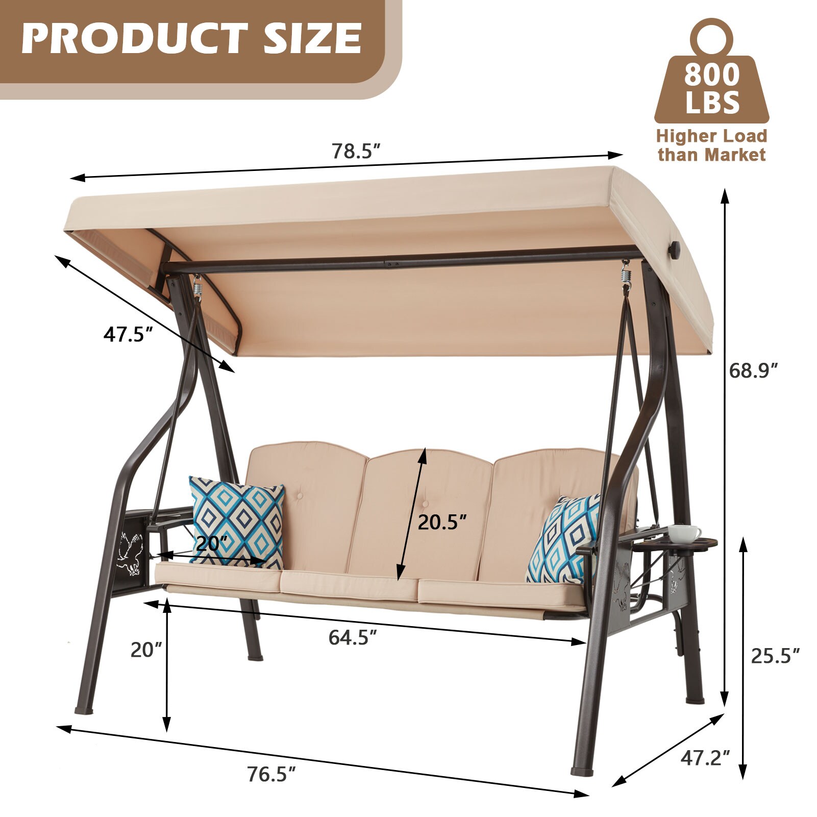 Upland 8012KH Playset-Swings - View #7