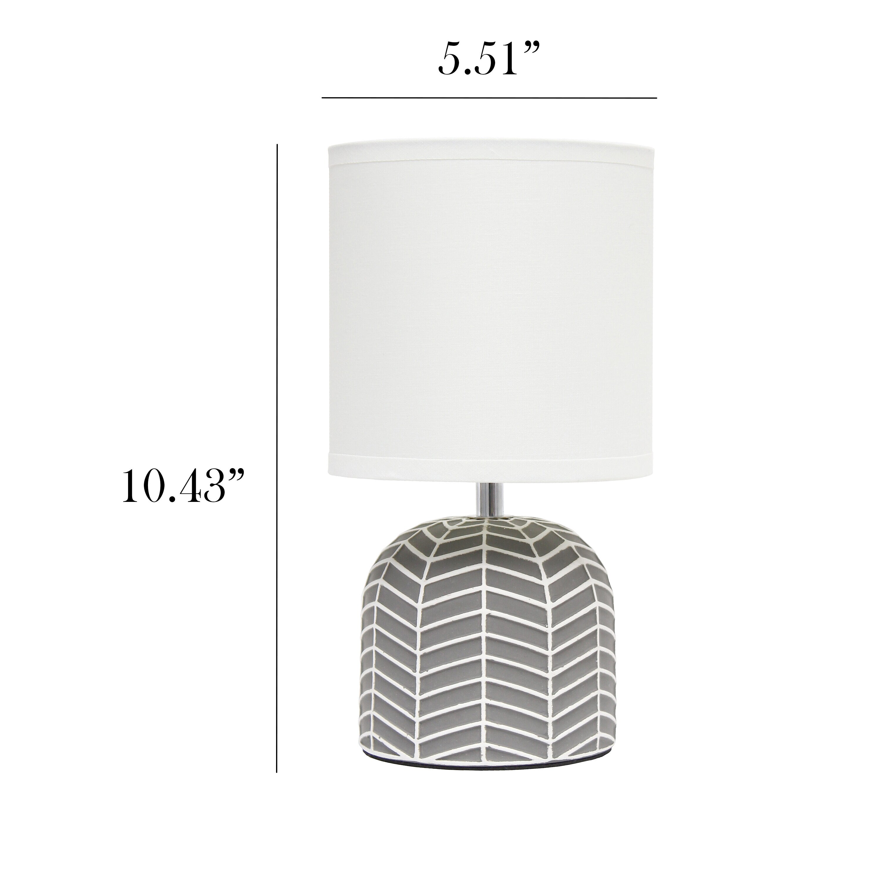 Simple Designs LT1137-GRY Table-Lamps - View #12
