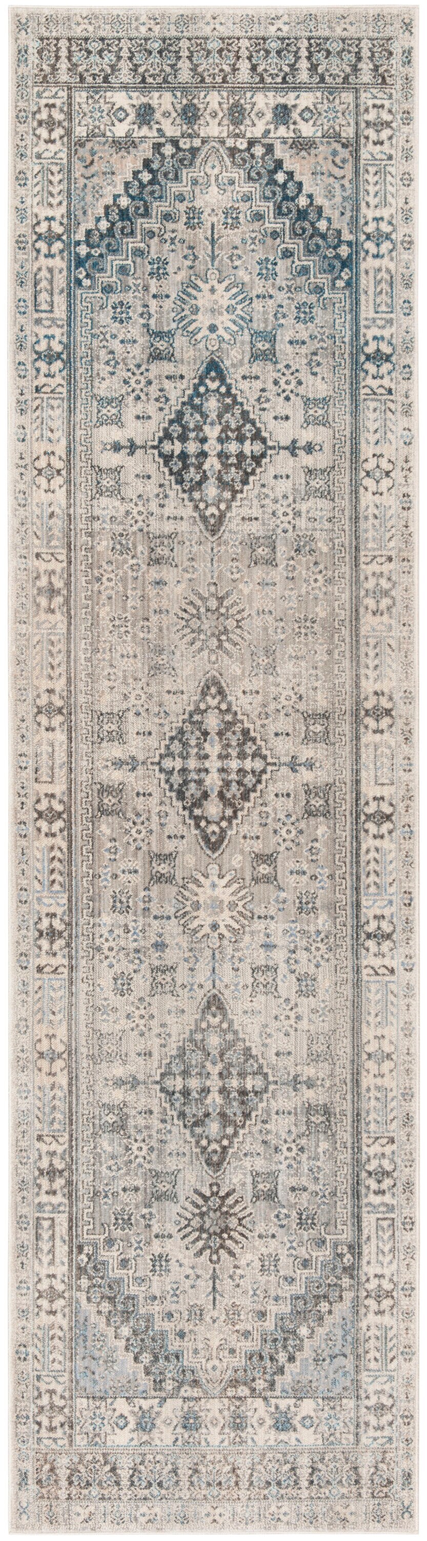 Safavieh Vintage Persian Pashtad 2 X 12 (ft) Gray/Blue Indoor ...