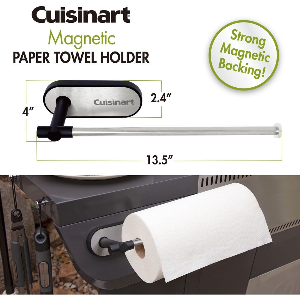 Drip EZ Magnetic Pellet Grill Butcher Paper & Paper Towel Holder/Dispenser  - Fits Most Pellet Grills