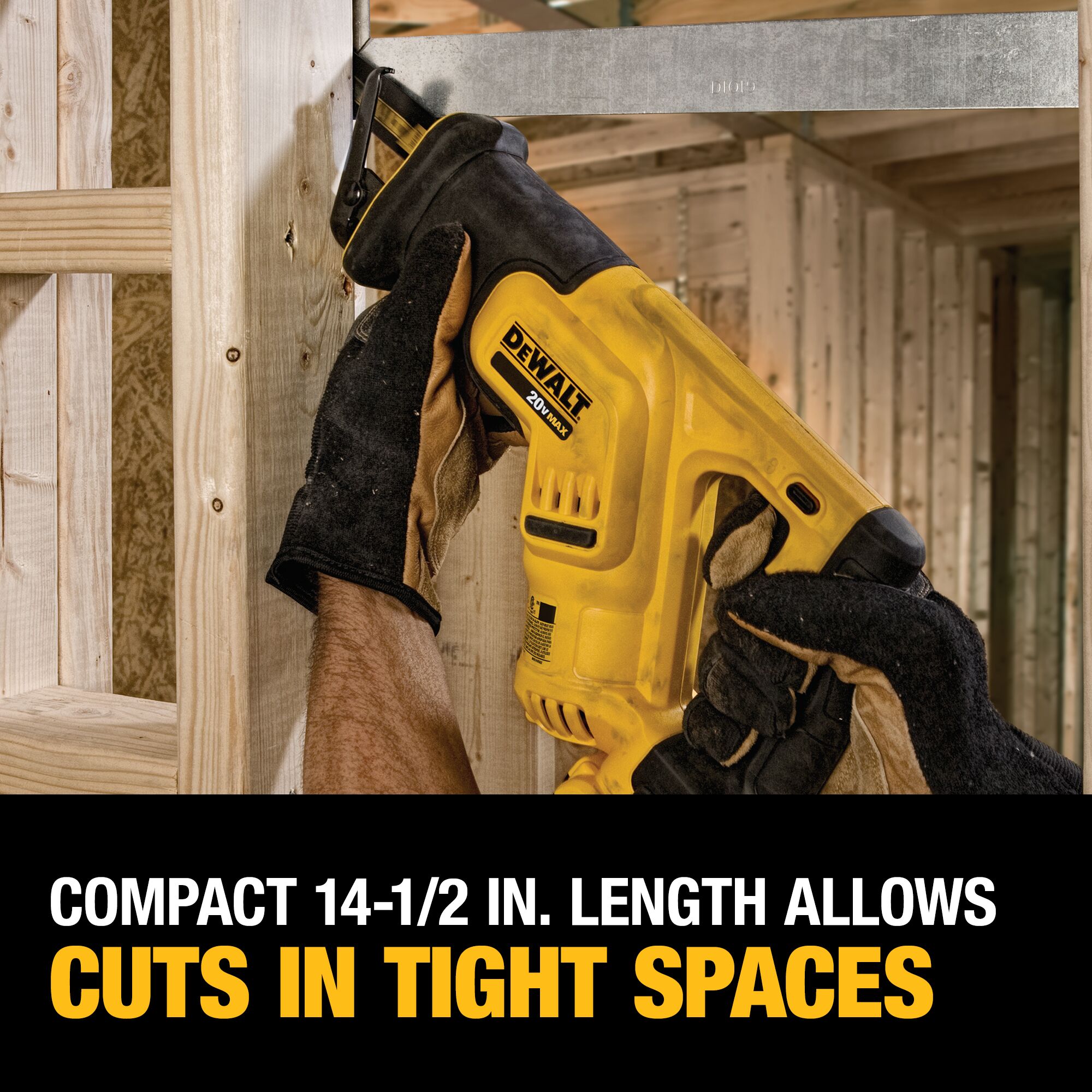 DEWALT 20-volt Variable Speed Cordless Reciprocating Saw (Charger Included  and Battery Included) in the Reciprocating Saws department at