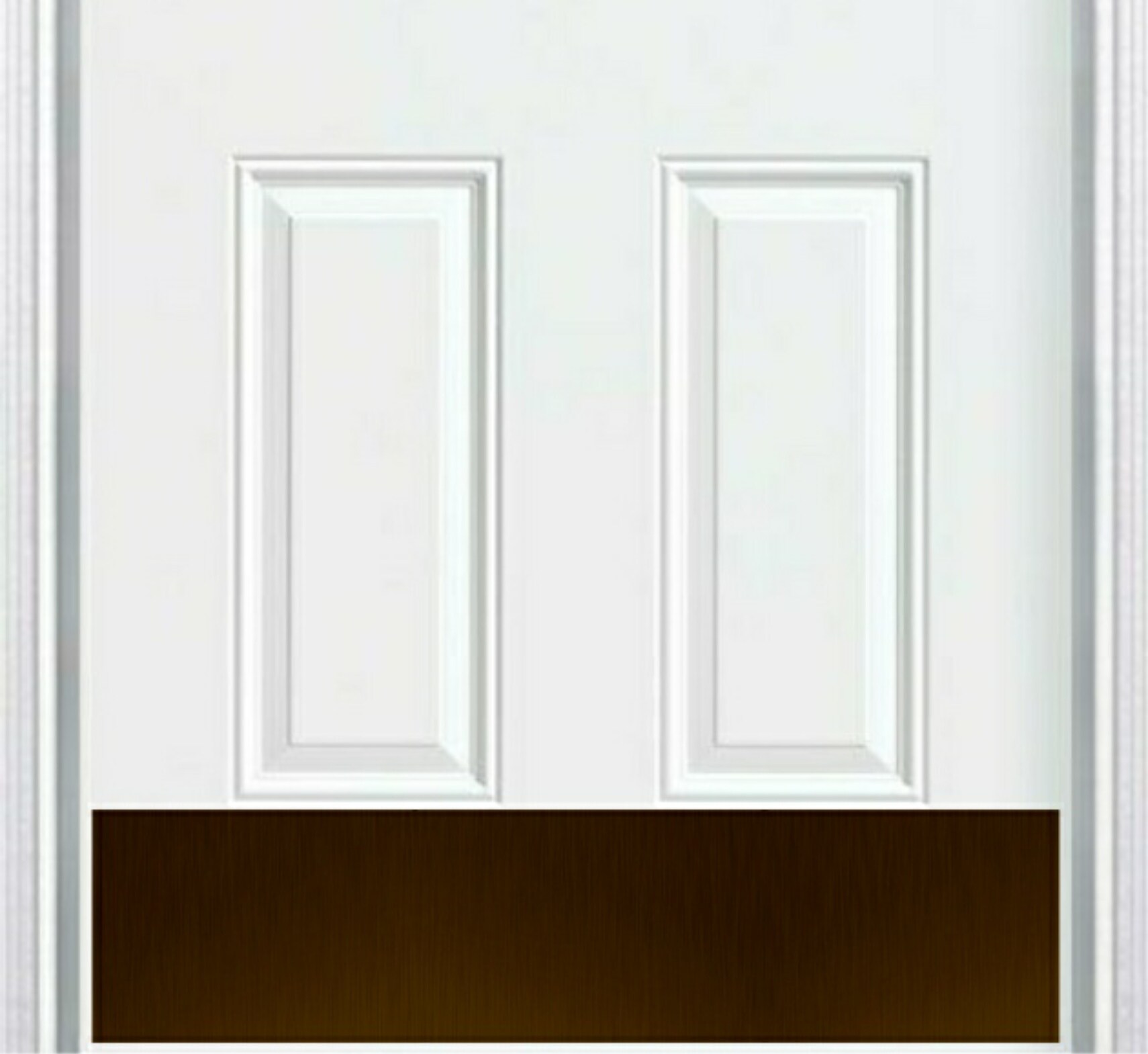 Deck the Door Decor ORBTRM834 34-in W x 8-in H Kick Plate