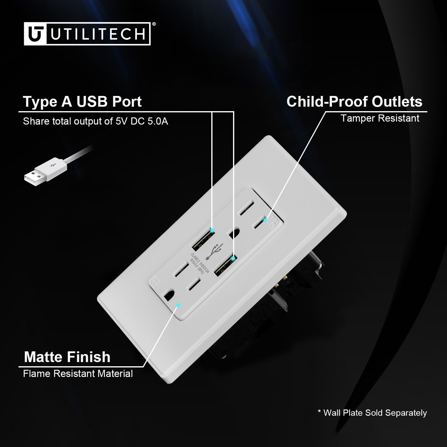 Utilitech R1815D50AA-WH6 receptacles - View #5