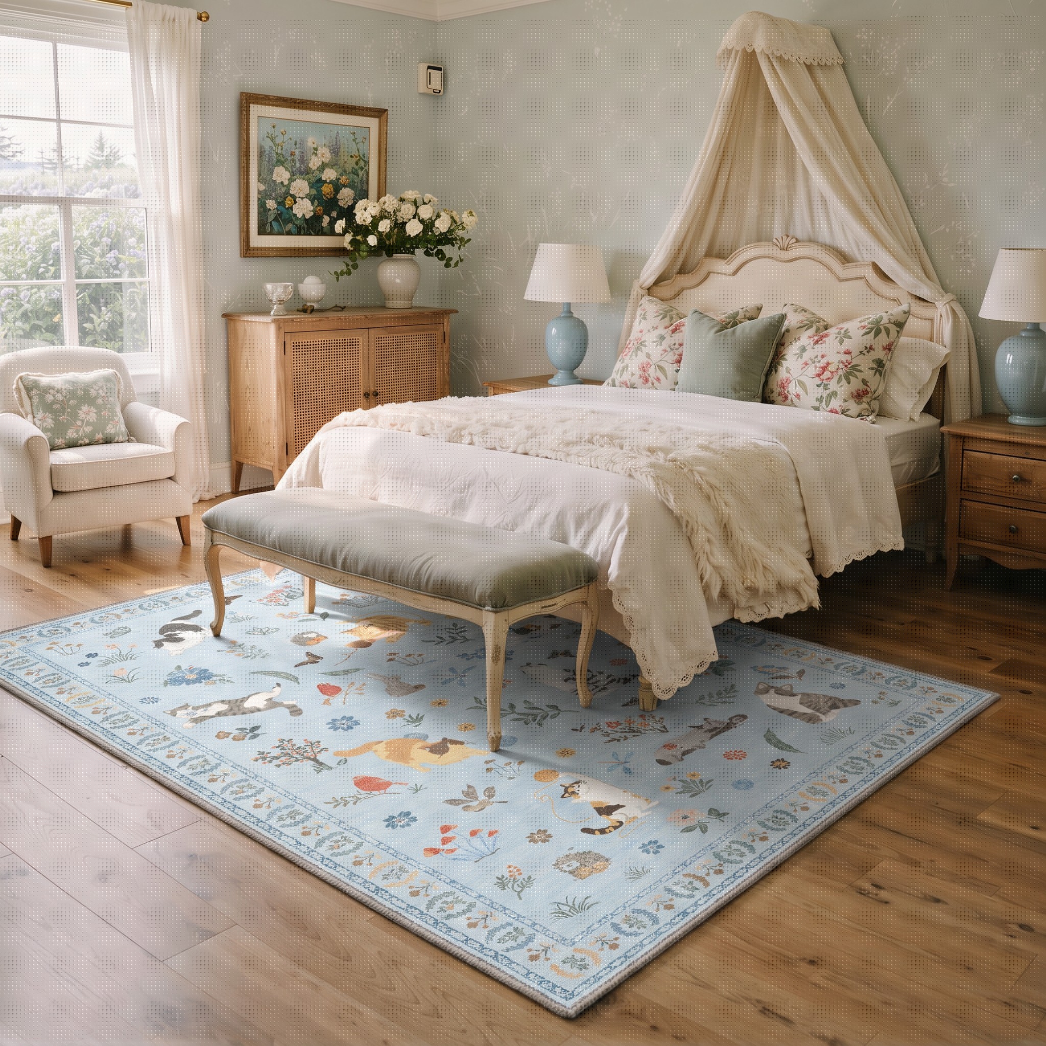 BAVNI ARN020-BLUE-2X5 rugs - View #5