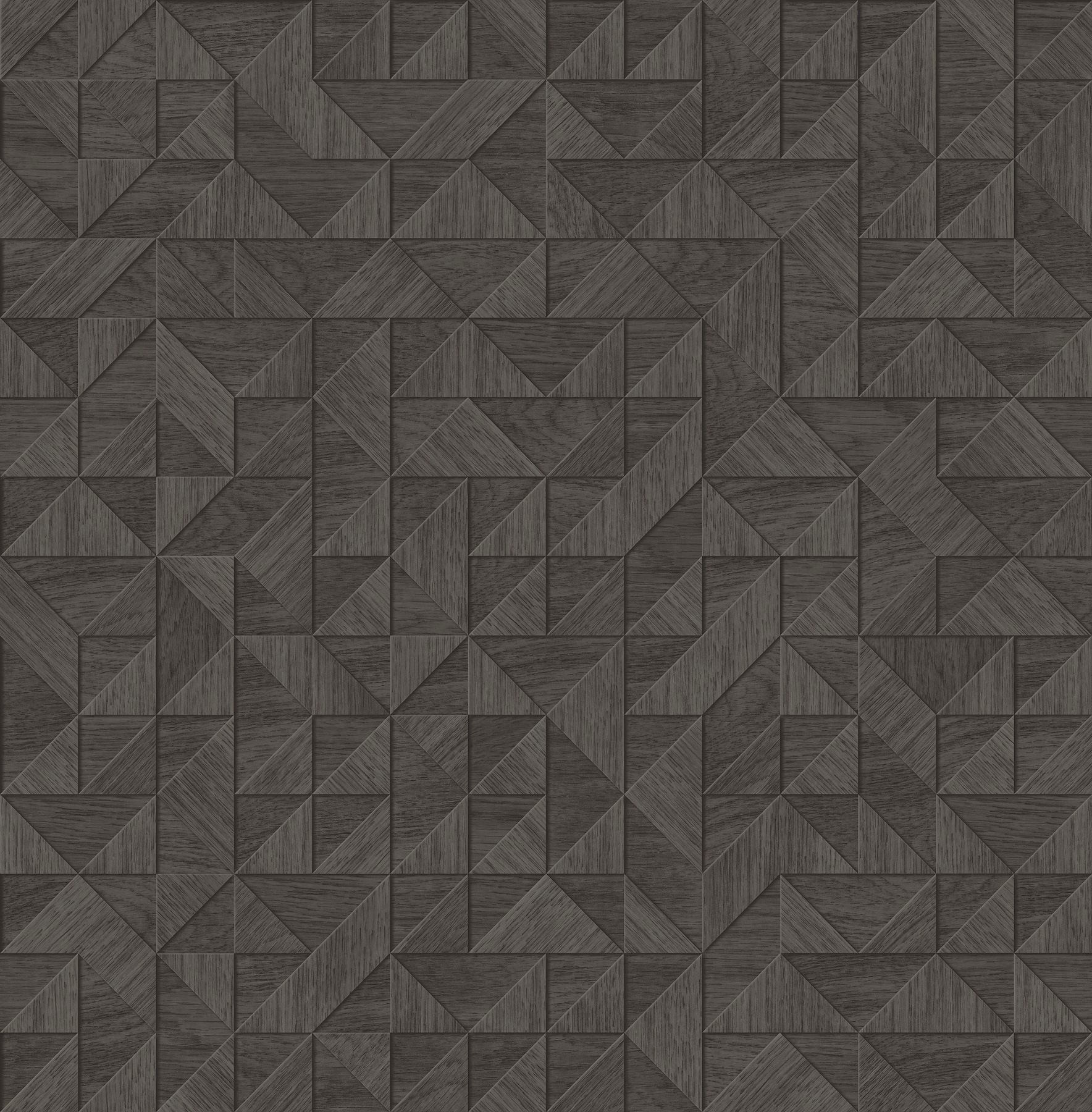 Decorline 2896-25326 Architecture 56.4-Sq. Feet Black Non-woven Geometric Unpasted Wallpaper