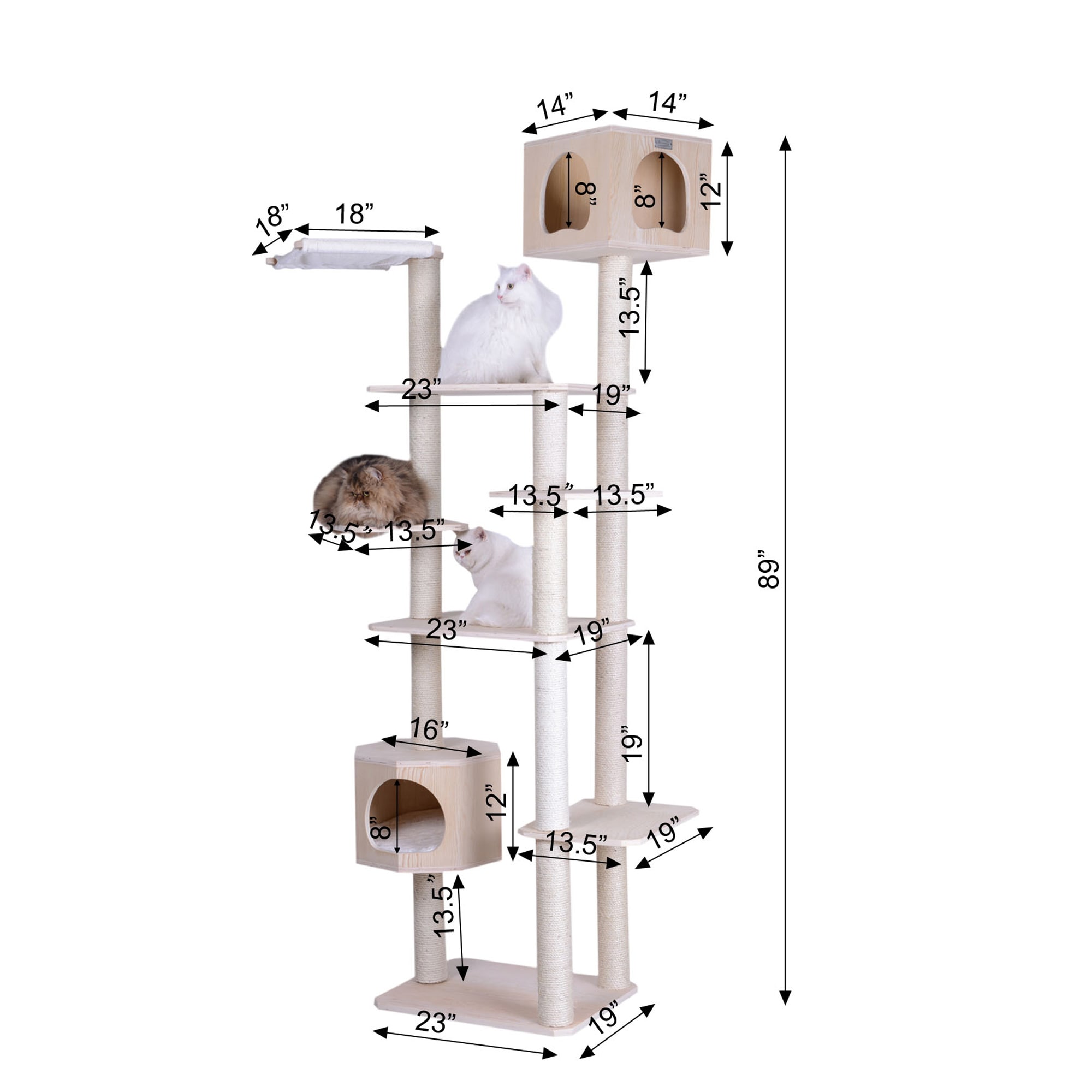 Armarkat solid wood cat 2024 tree