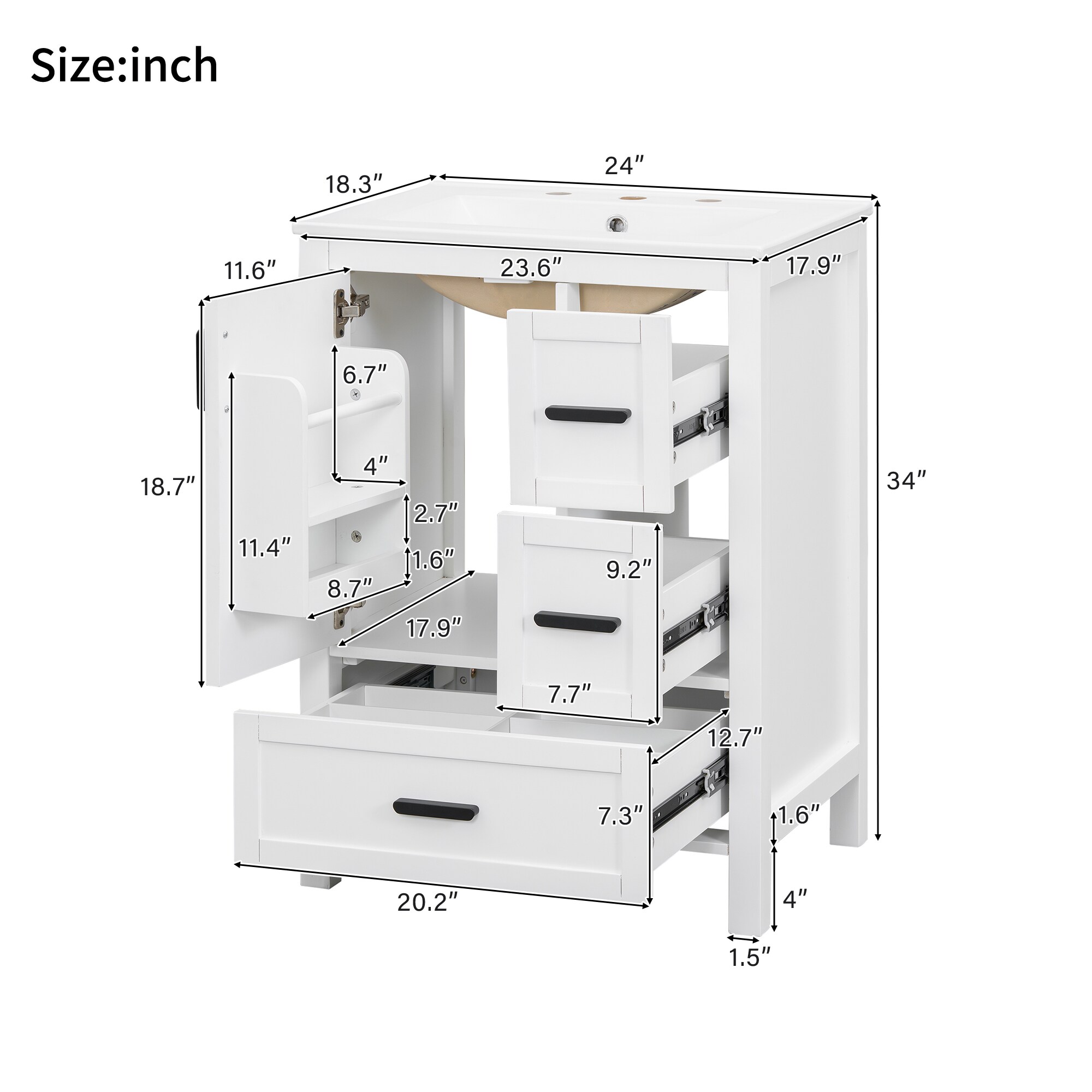 Iseryn YSG859KP292 Bath-Vanity-Combo - View #3