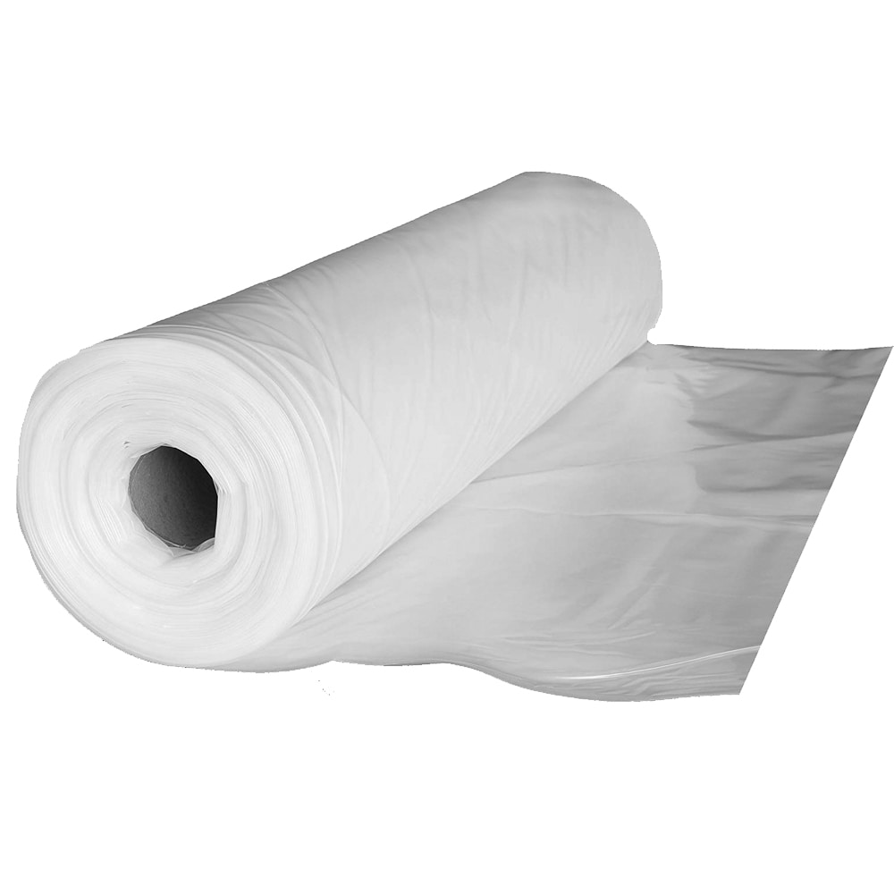 12' x 100' 4-mil Clear Poly Sheeting