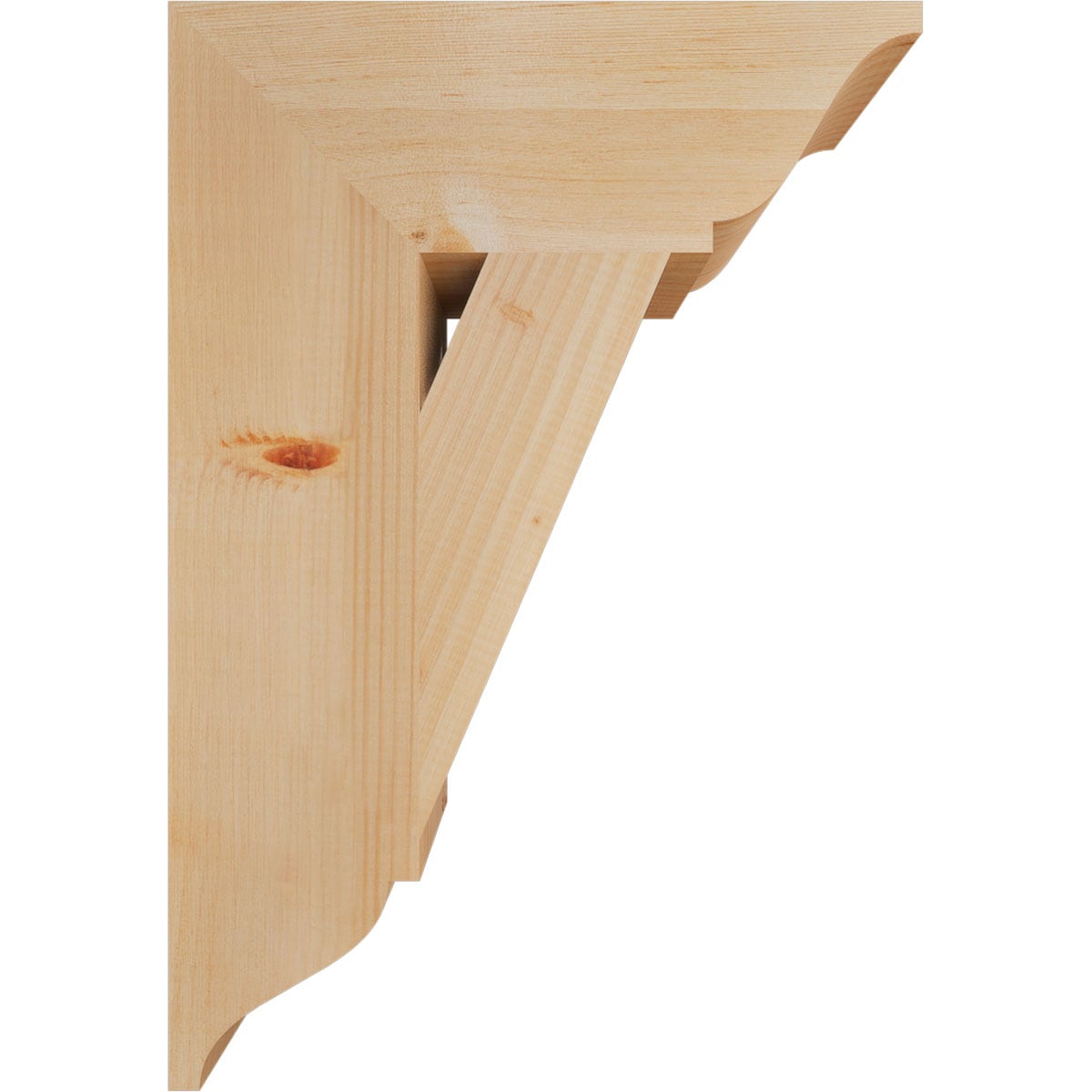 Ekena Millwork BKT06X18X26TRA01SDF Exterior-Brackets-Braces - View #3