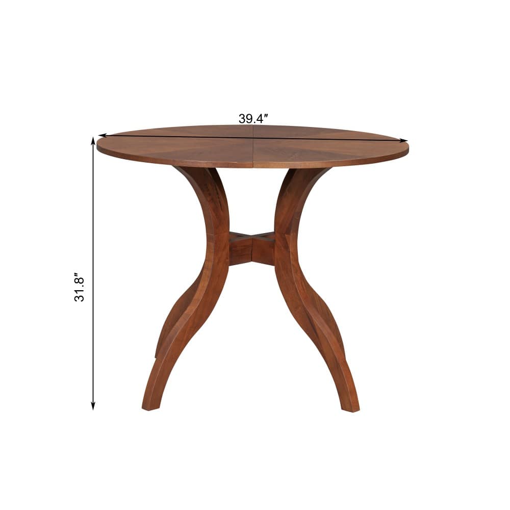 Coolbibila KEEGAN-TABLE-WALNUT Dining-Tables - View #3