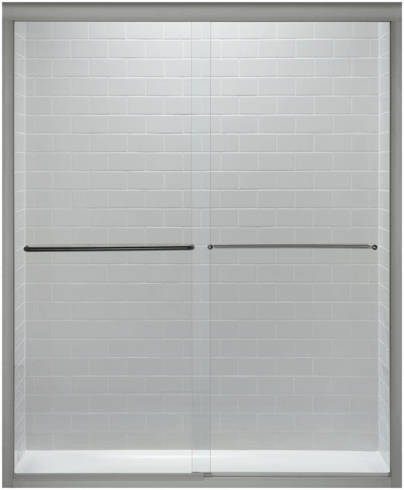 Kohler Fluence Crystal Clear 703125 In Frameless Sliding Shower Door At 5262