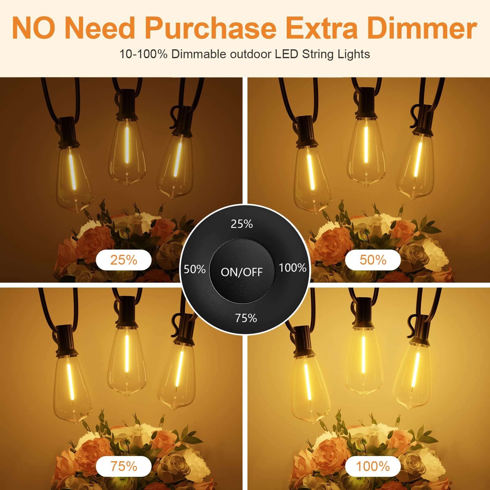 Afoxsos LAF0121L19 Patio-String-Lights - View #4