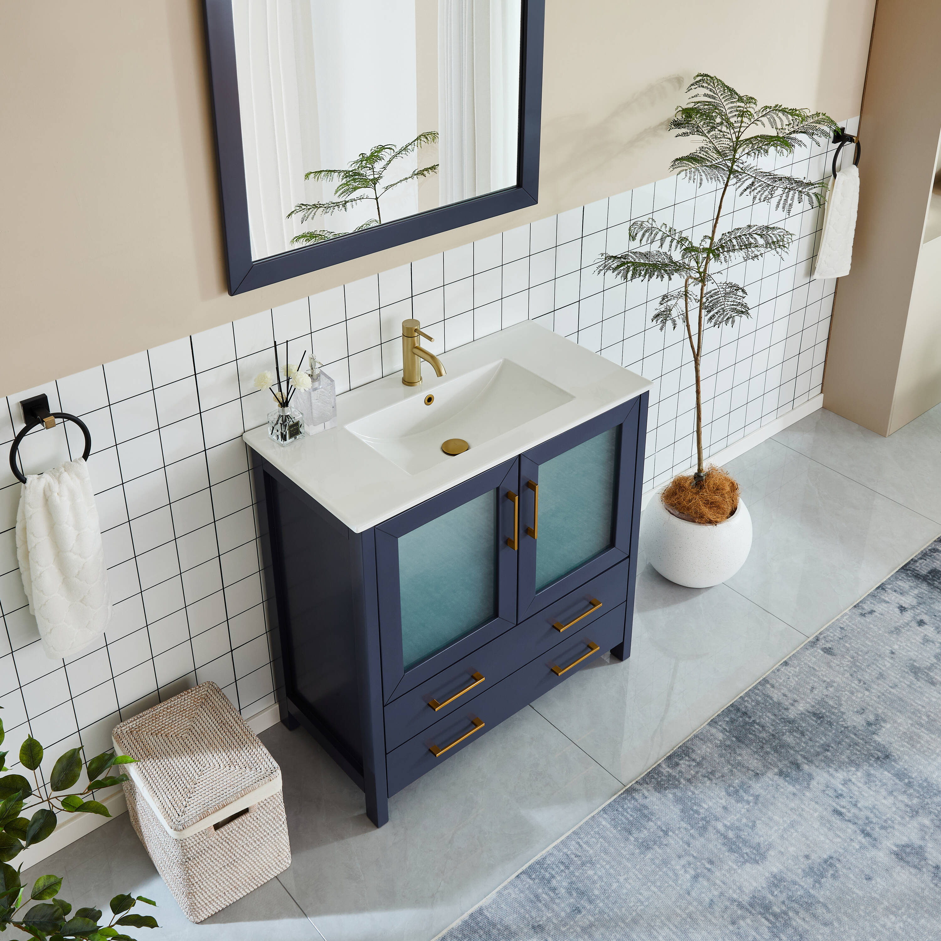 Vanity Art VA3036-B Bath-Vanity-Combo - View #9