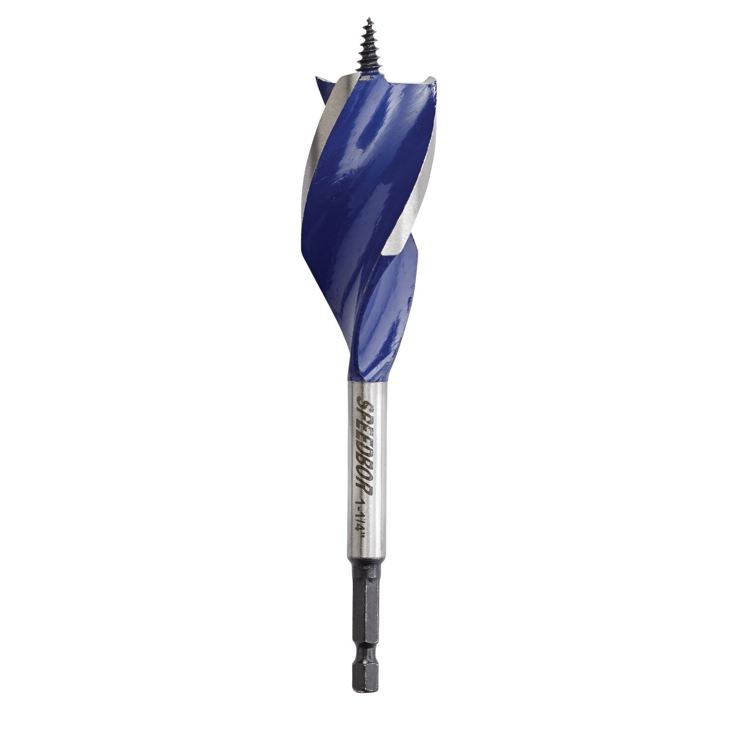 IRWIN SPEEDBOR MAX 1-1/4-in X 6-in Woodboring Tri-flute Drill Bit In ...