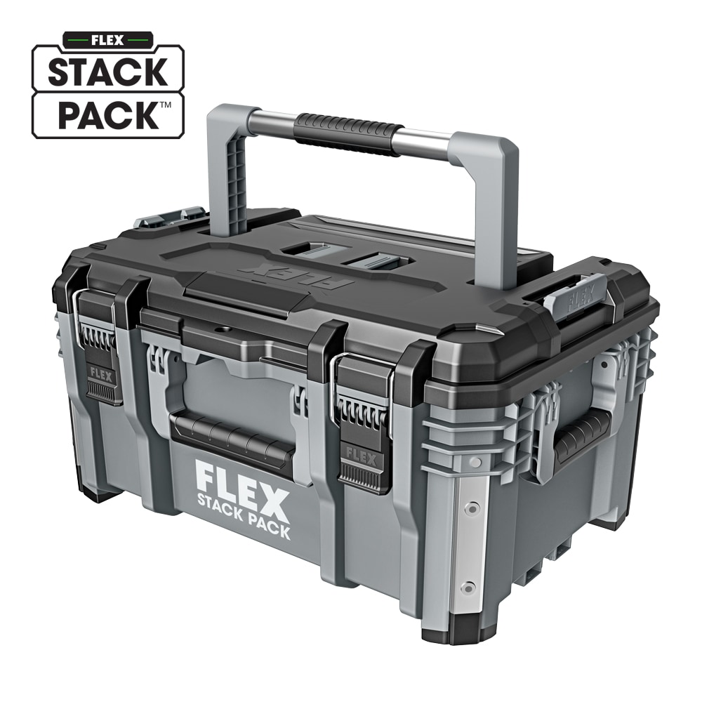 FLEX STACK PACK 3-Piece Storage System 22-In Gray Polypropylene