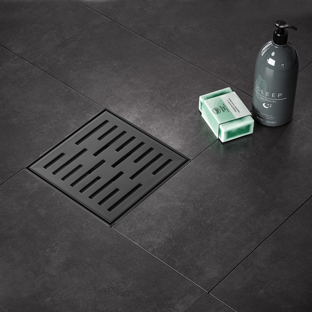 ELEGANTE DRAIN COLLECTION KD01A113-4-MBLK Drains-Flanges - View #3