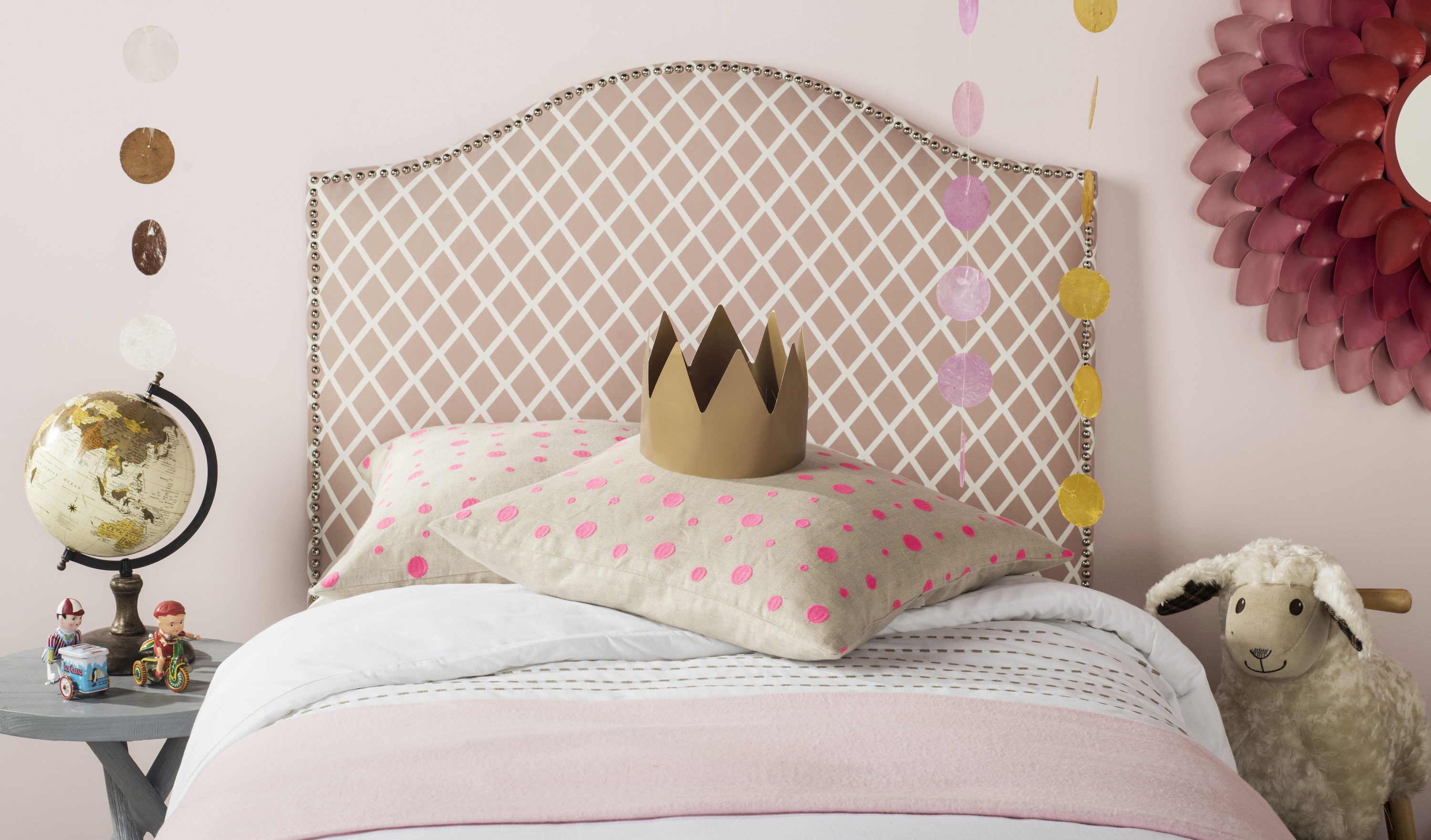 twin upholstered headboards