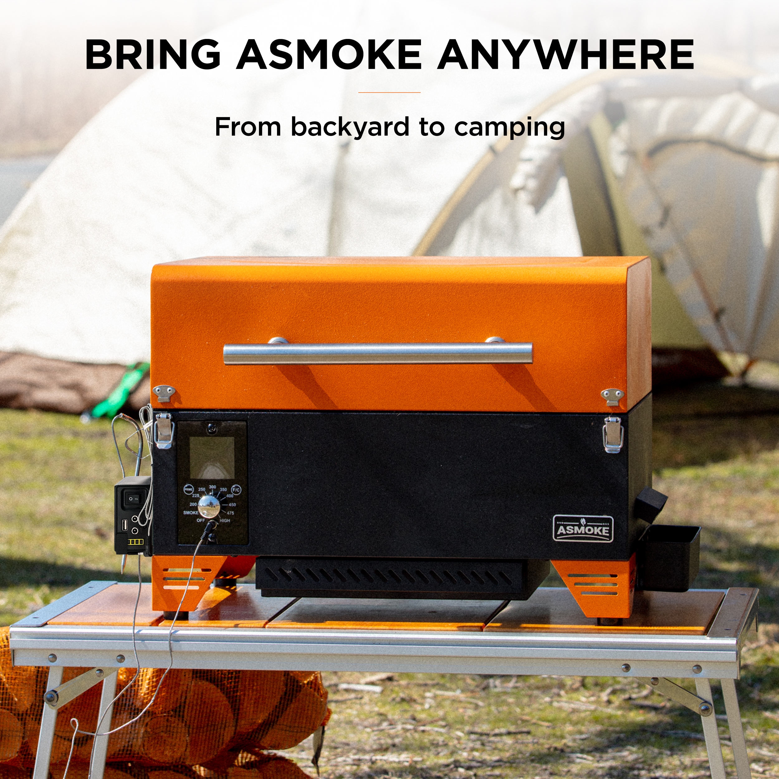 ASMOKE AS350DC-ORG Pellet-Grills - View #3