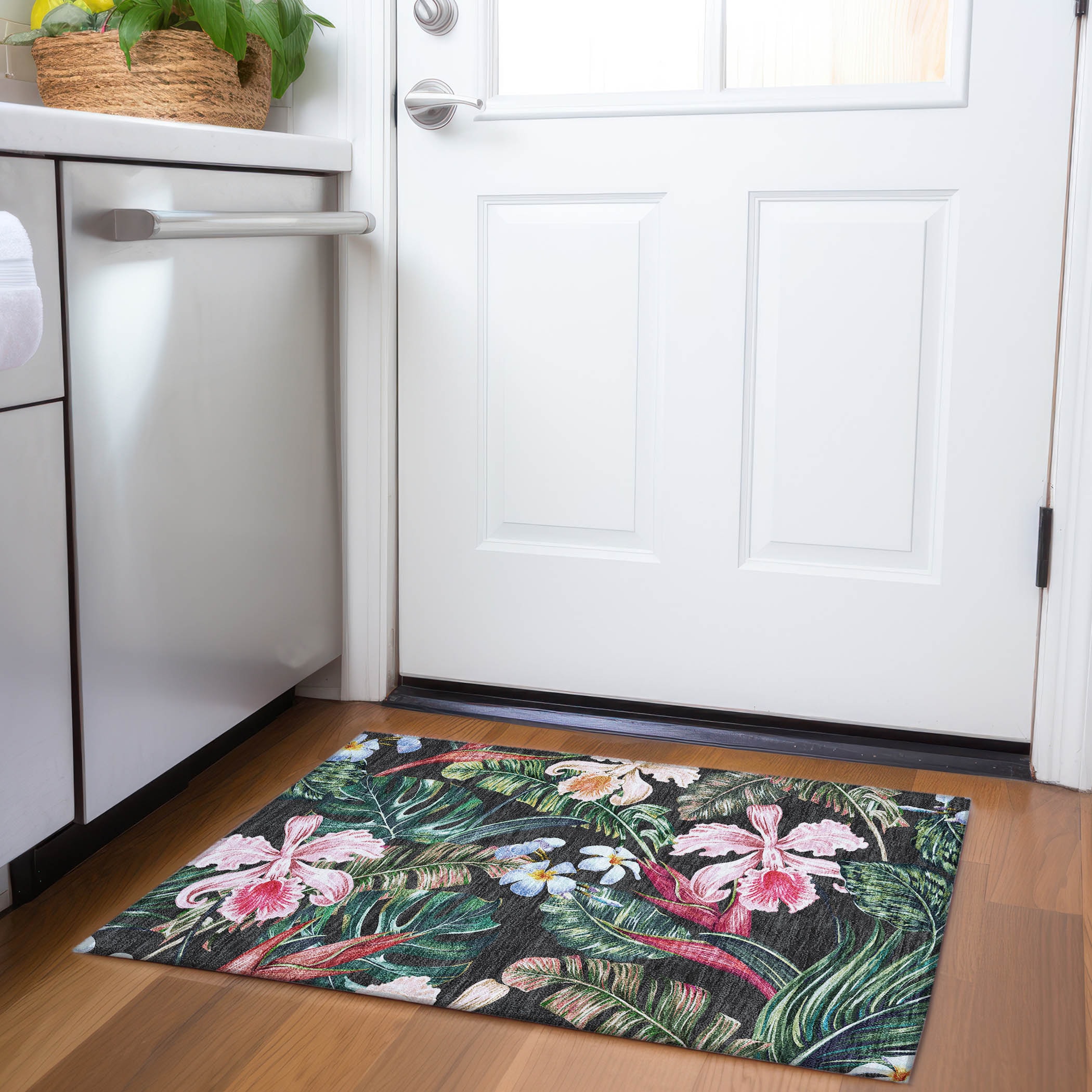 Addison Rugs AMF201MI20X30 Mayfield AMF201MI 2 x 3 (ft) Loomed Polyester Midnight Rectangular Indoor Geometric Machine washable Area rug