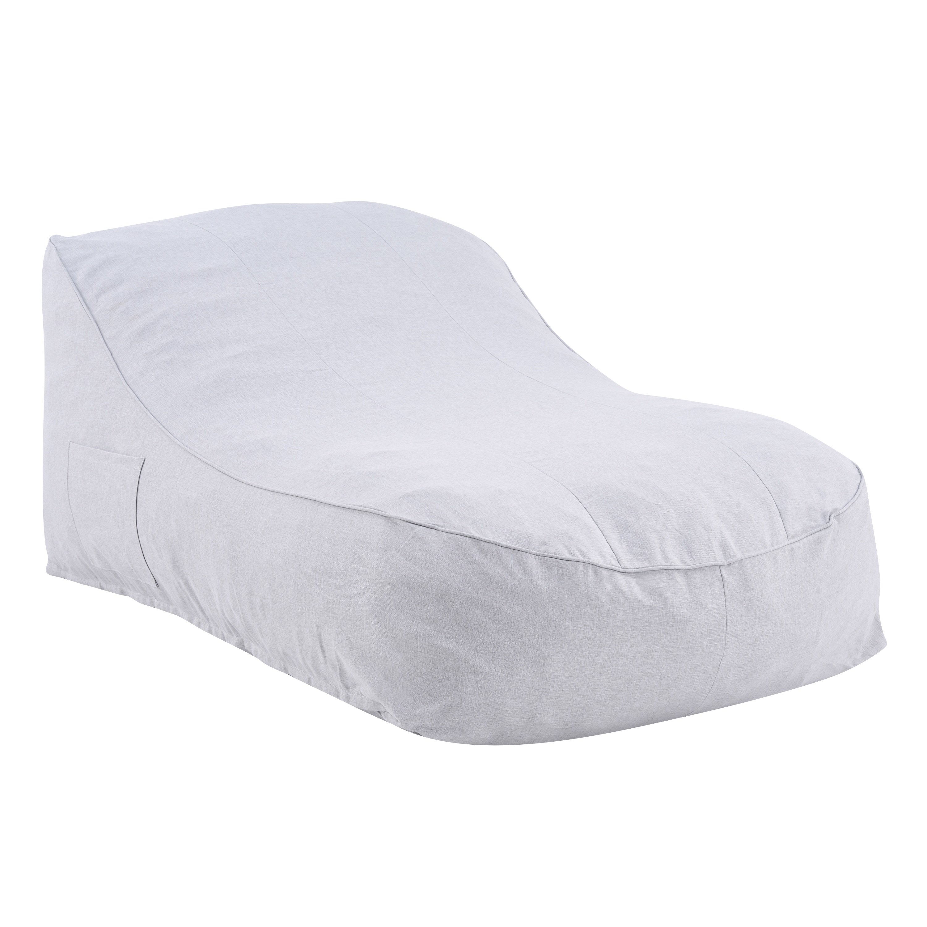 Christopher Knight Home Single Gray Outdoor Patio Bean Bag Daybed #366397