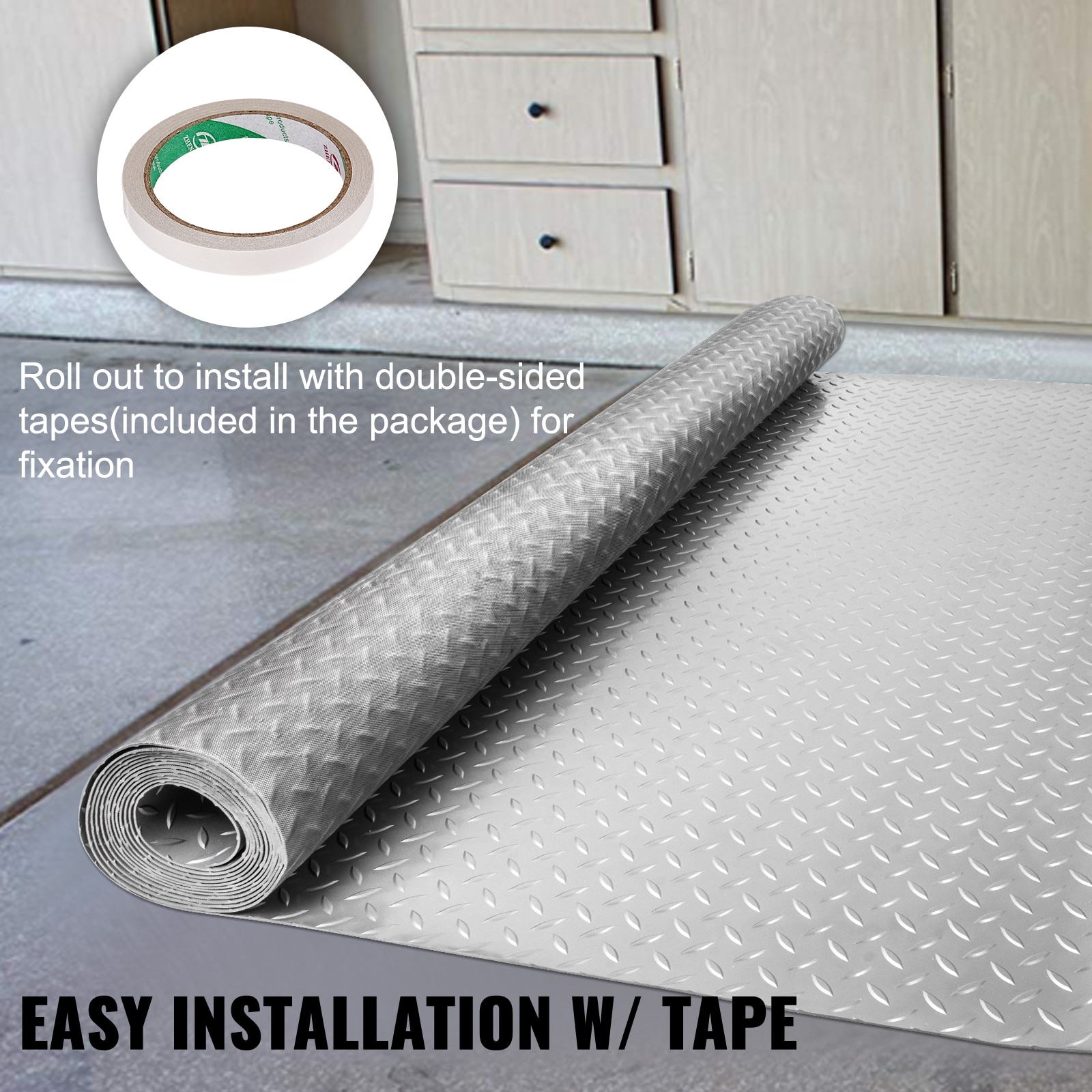 VEVOR SCPVCDBYZSW100211V0 Garage-Flooring-Rolls - View #5