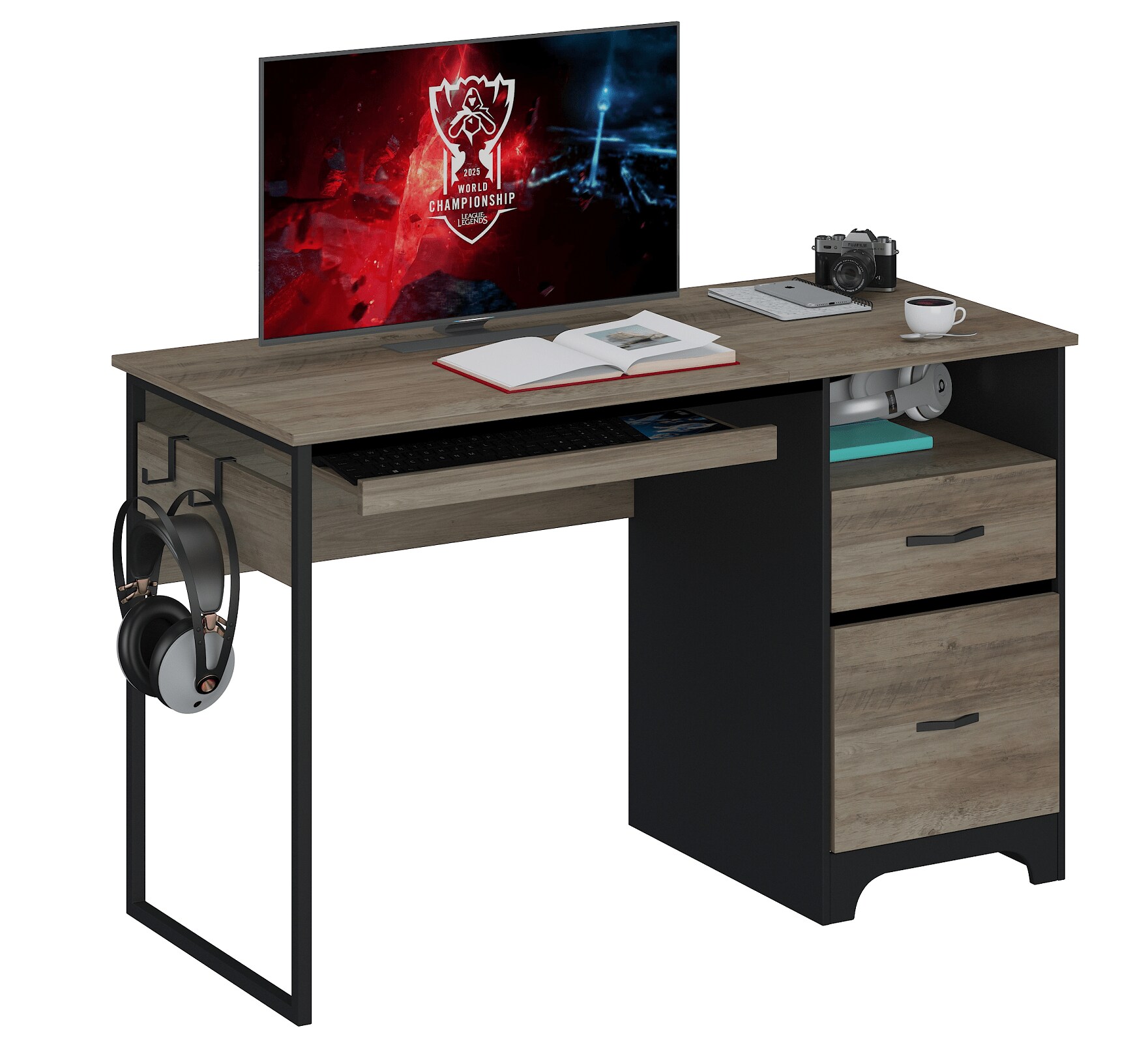Bestier LOW-H104612N-GRW desks - View #5