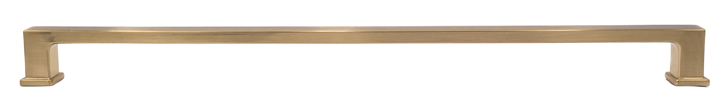 Sumner Street Home Hardware - Chelsey 12-in , 305mm Center to Center Satin Brass Rectangular Bar ...