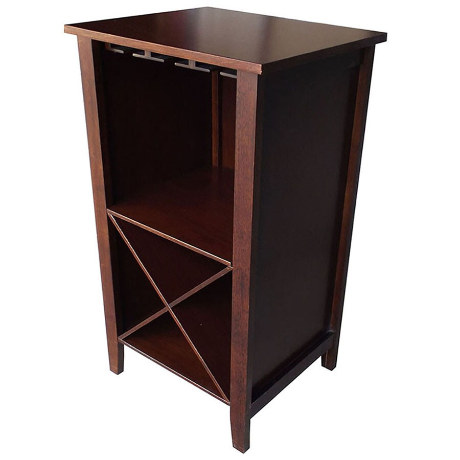  FR1609 17.72-in W x 31.5-in H Walnut Wood End Table