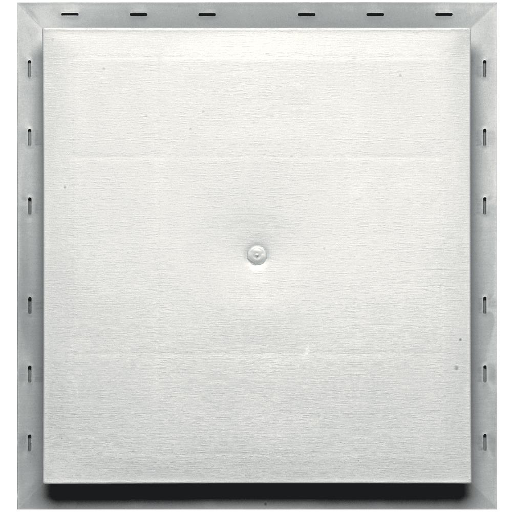 Builders Edge 130010005123 15.5-Inches x 16.5-Inches White Vinyl Universal Mounting Block