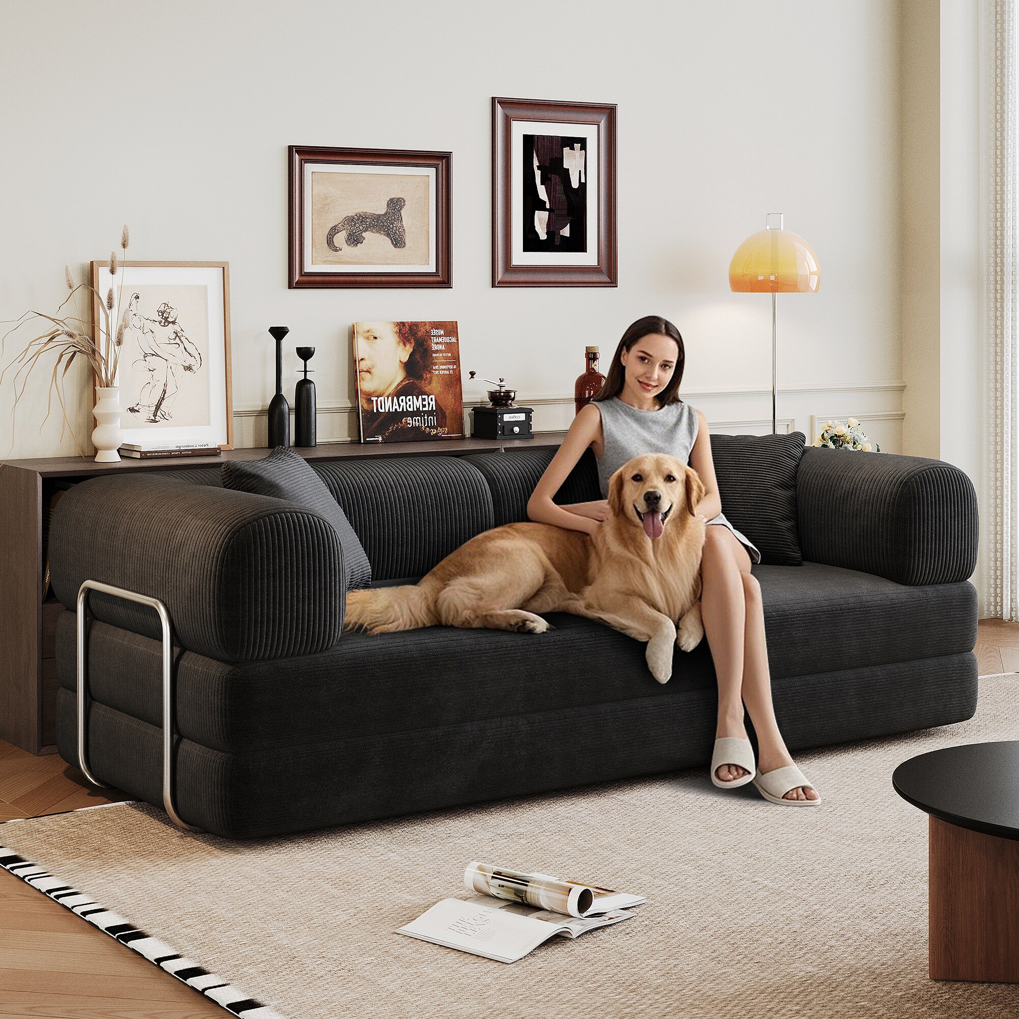 SINOFURN SYA020318GY Sofas-Loveseats - View #15