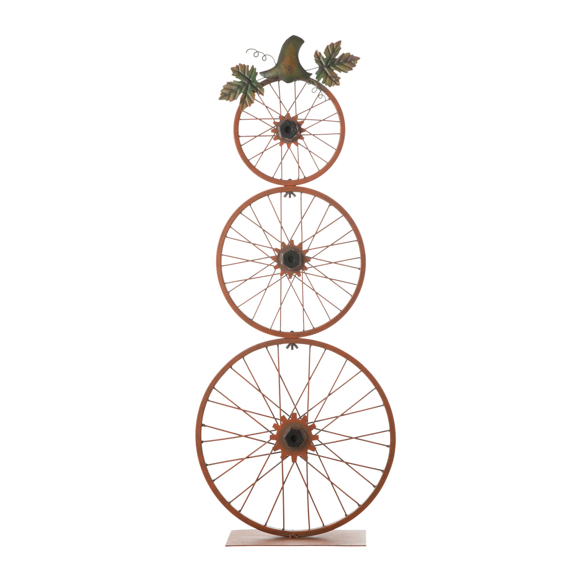 Glitzhome 2005600029 33.25-Inches Pumpkin Free standing decoration